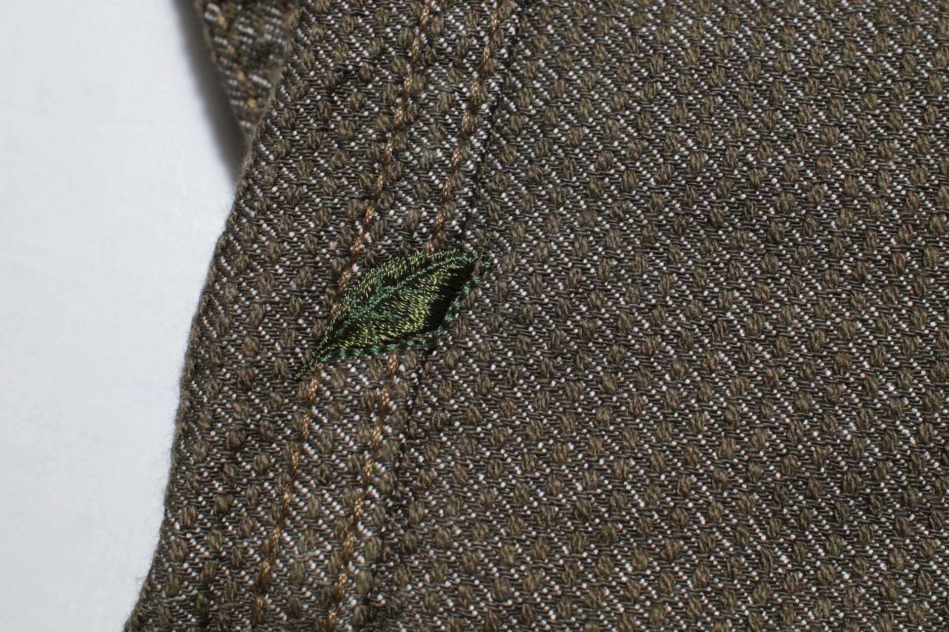 Pure Blue Japan 14oz Sashiko Type 3 Jacket (Olive)