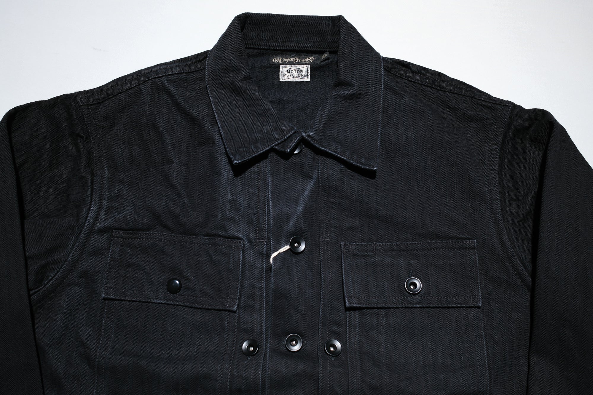 Freewheelers "GRUNTS" HBT Utility Jacket (Rude Black)