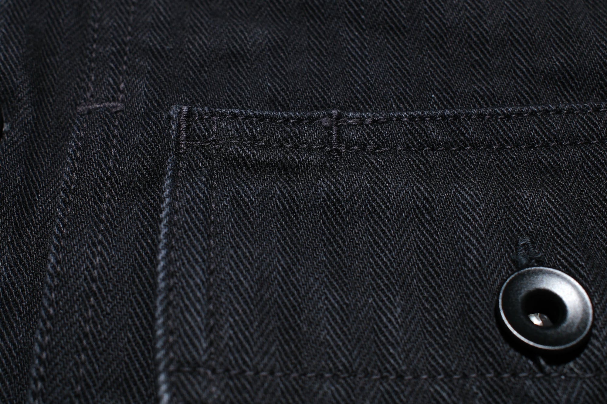 Freewheelers "GRUNTS" HBT Utility Jacket (Rude Black)