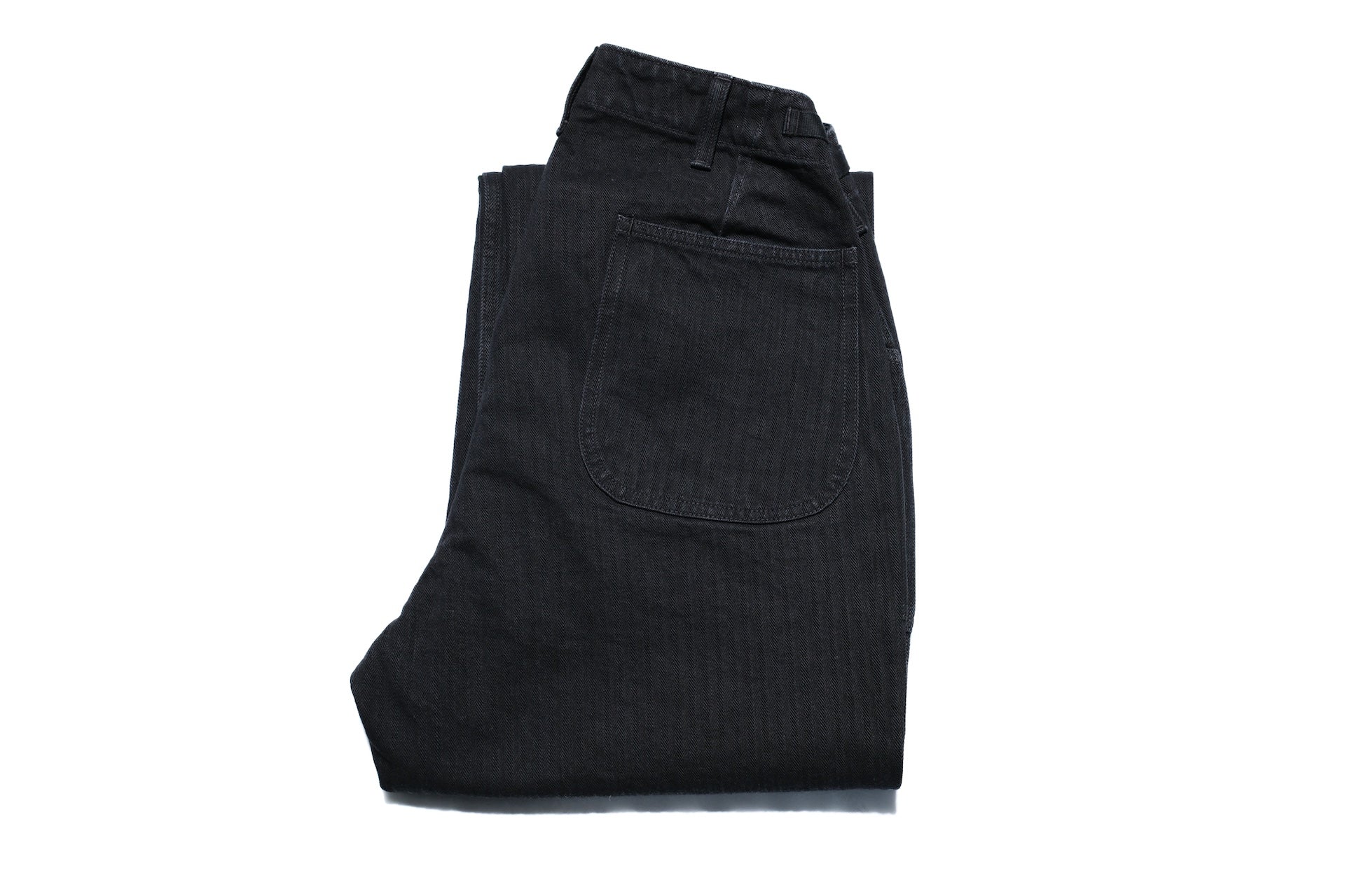 Freewheelers "GRUNTS" HBT Utility Trousers (Rude Black)