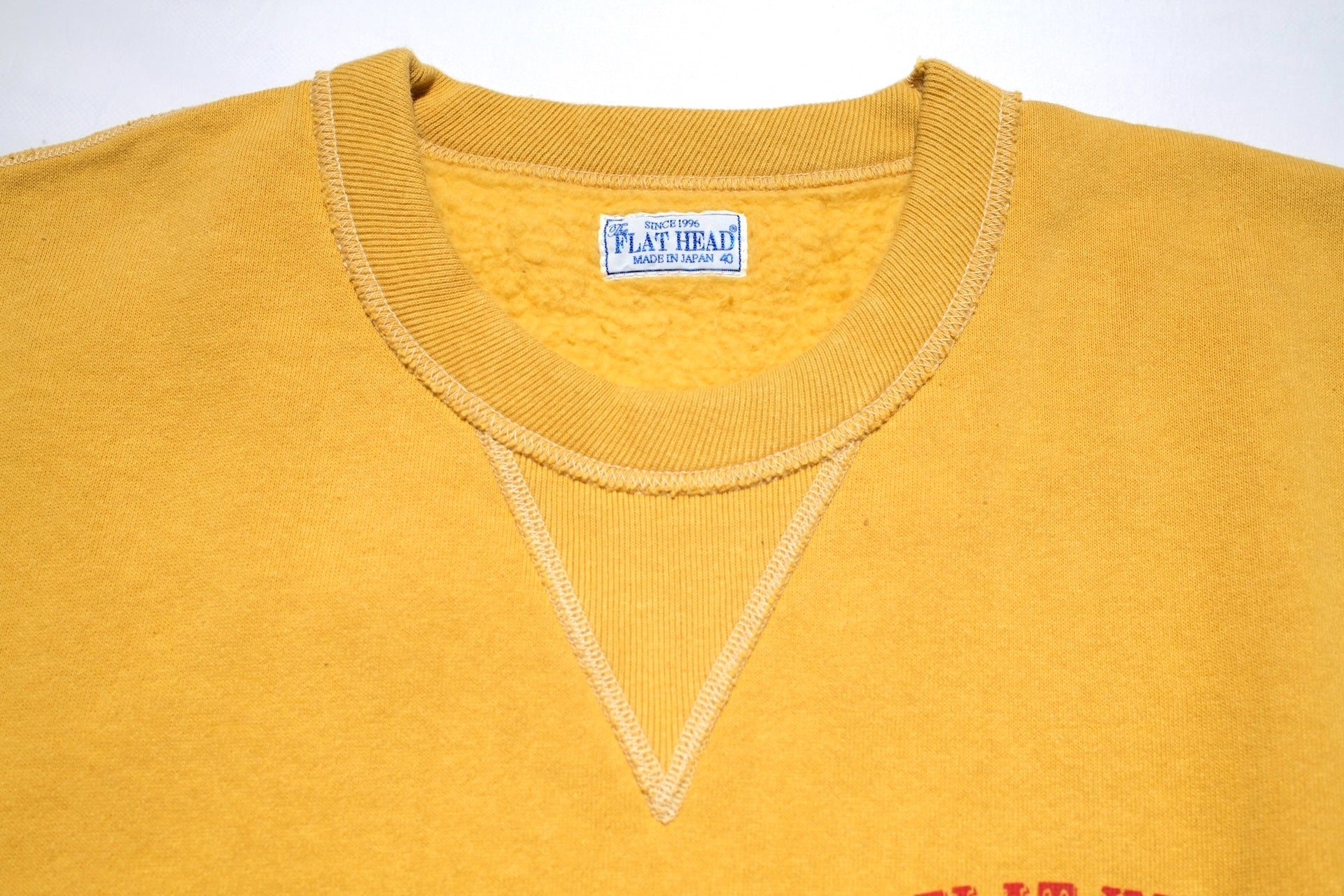 The Flat Head 11oz “Native Spirits" Loopwheeled Sweatshirt (Yellow)