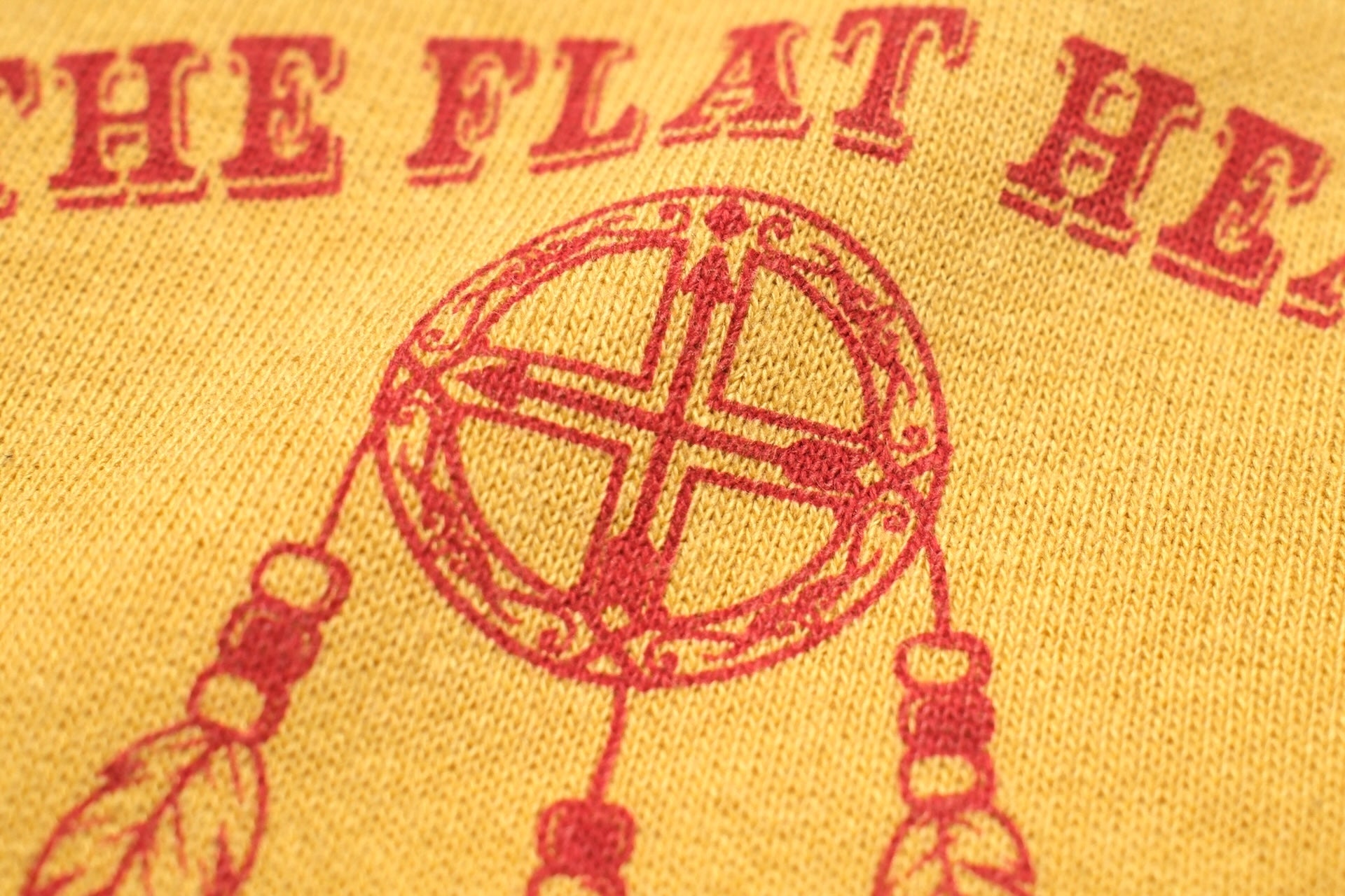 The Flat Head 11oz “Native Spirits" Loopwheeled Sweatshirt (Yellow)