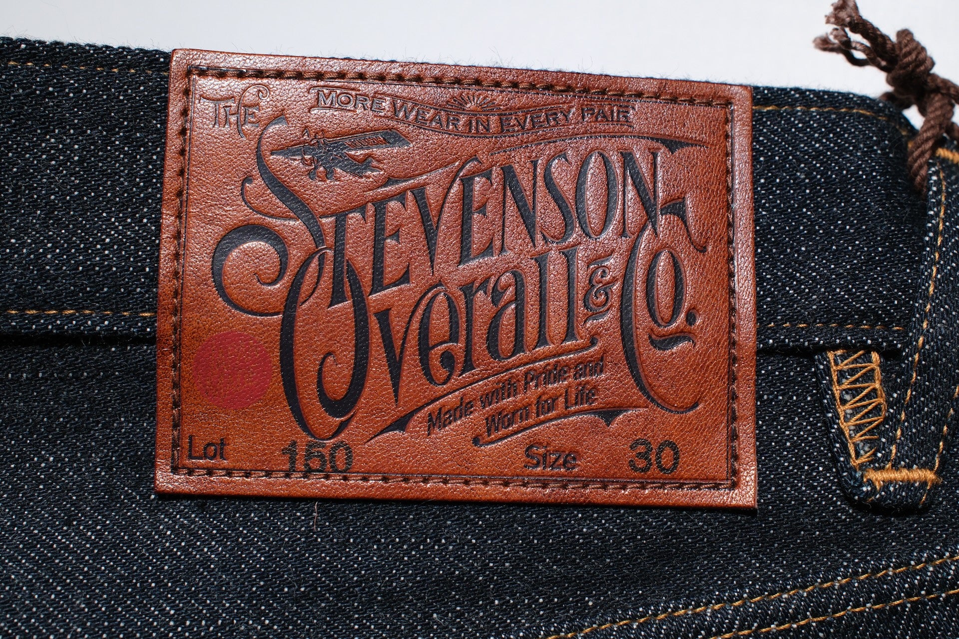 Stevenson Overall Co. 13.5oz Indigo Dyed "Encinitas" 150-RXX Denim (Regular Straight Fit)