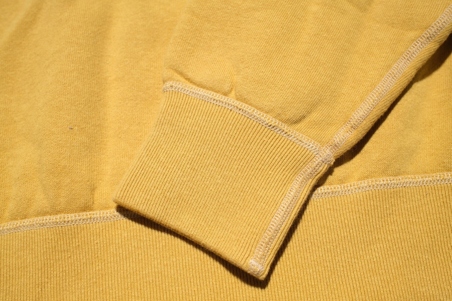 The Flat Head 11oz “Native Spirits" Loopwheeled Sweatshirt (Yellow)