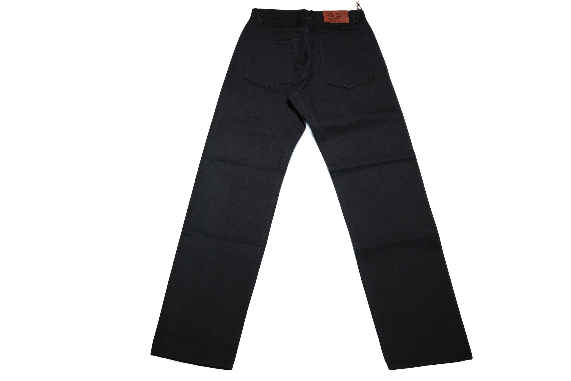 Stevenson Overall Co. 12.5oz Solid Black "Encinitas" 150-RXS Denim (Regular Straight Fit)