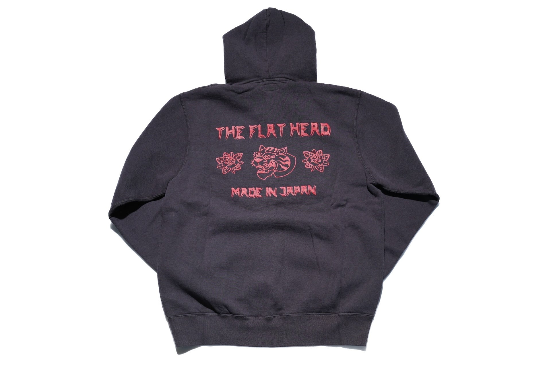 The Flat Head 11oz "Tiger" Loopwheeled Pull-Over (Black)