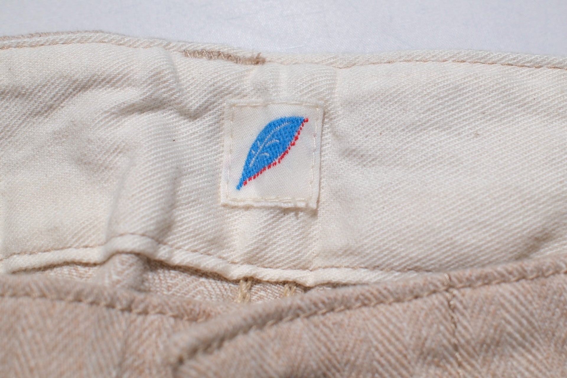 Pure Blue Japan 12oz Herringbone Twill Chinos (Beige)