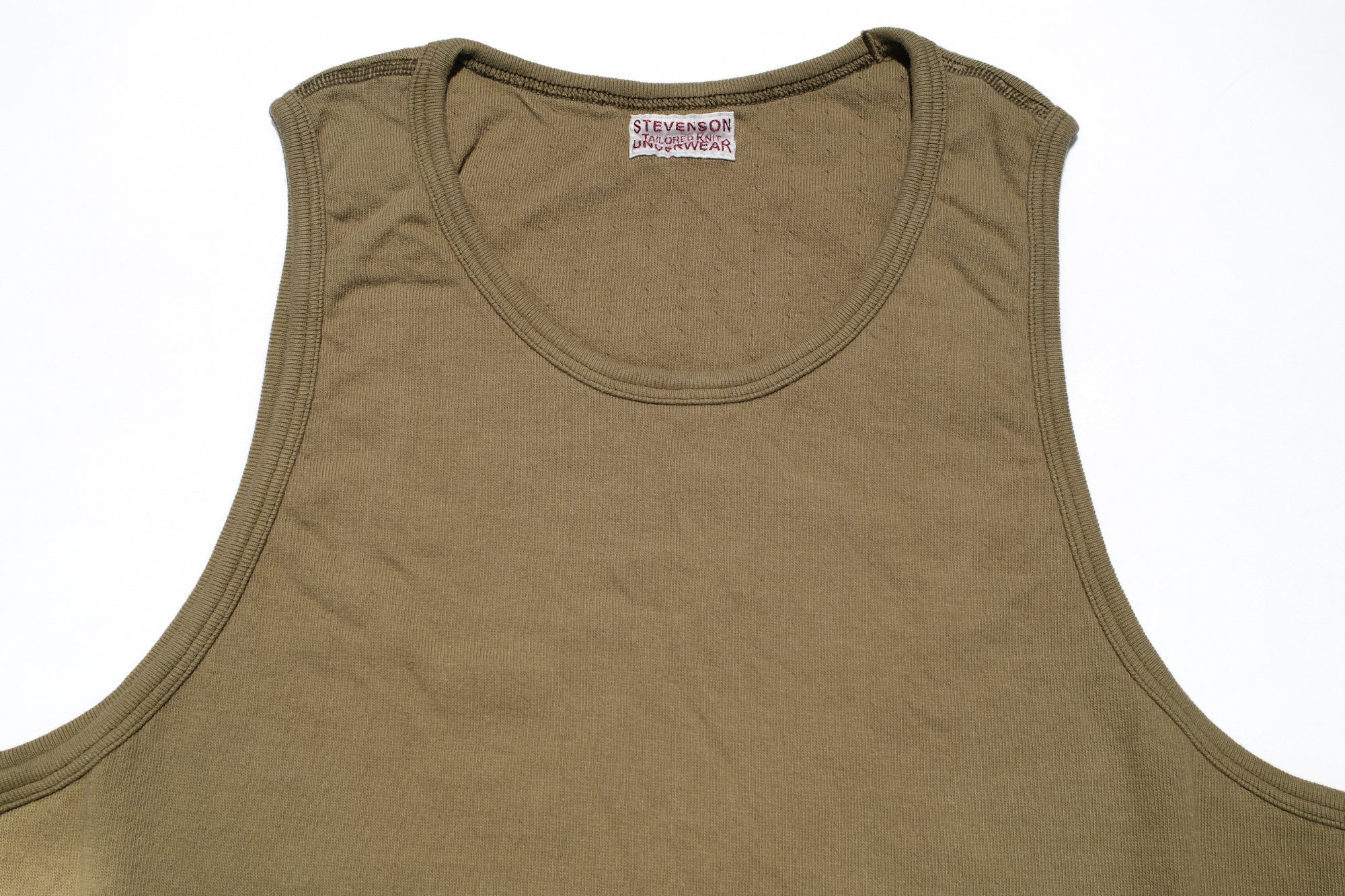 Stevenson Overall Co. 7oz "DualComfort" Loopwheeled Tank Tee (Olive)