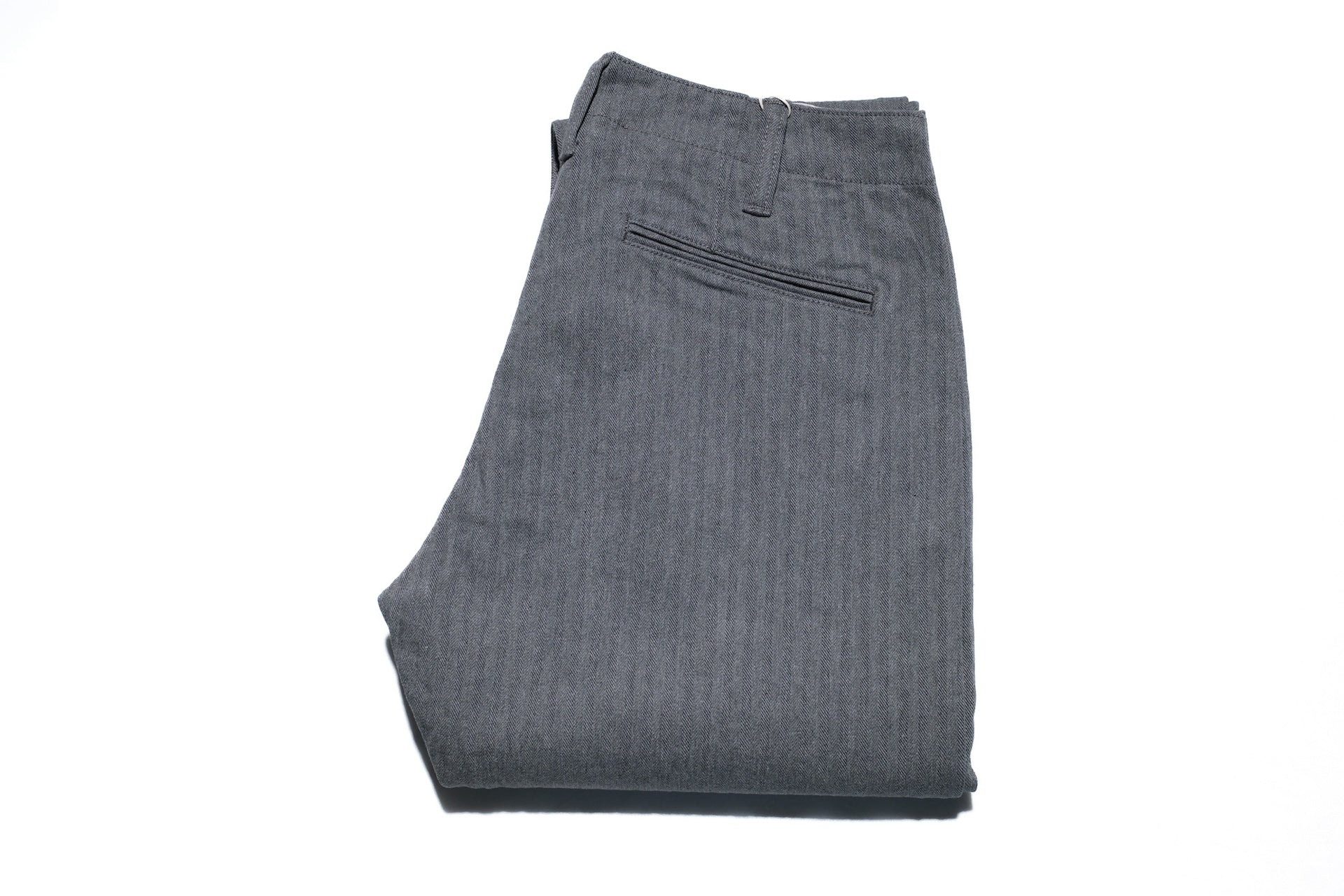 Pure Blue Japan 12oz Herringbone Twill Chinos (Gray)