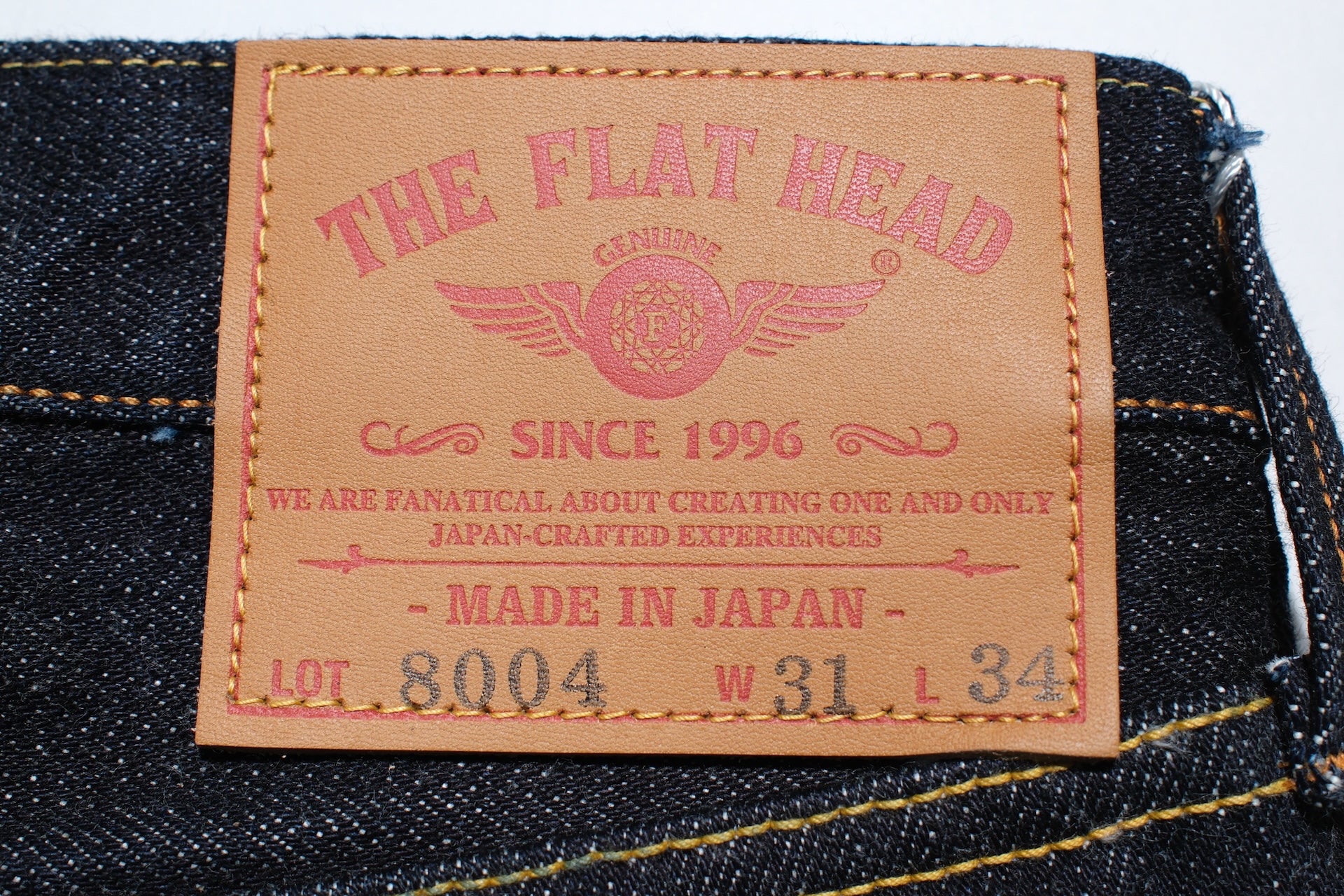 The Flat Head FN-8004 18oz Heavyweight Denim (Straight Tapered fit)