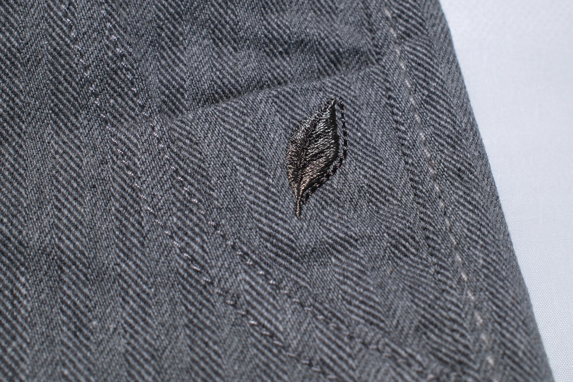 Pure Blue Japan 12oz Herringbone Twill Chinos (Gray)