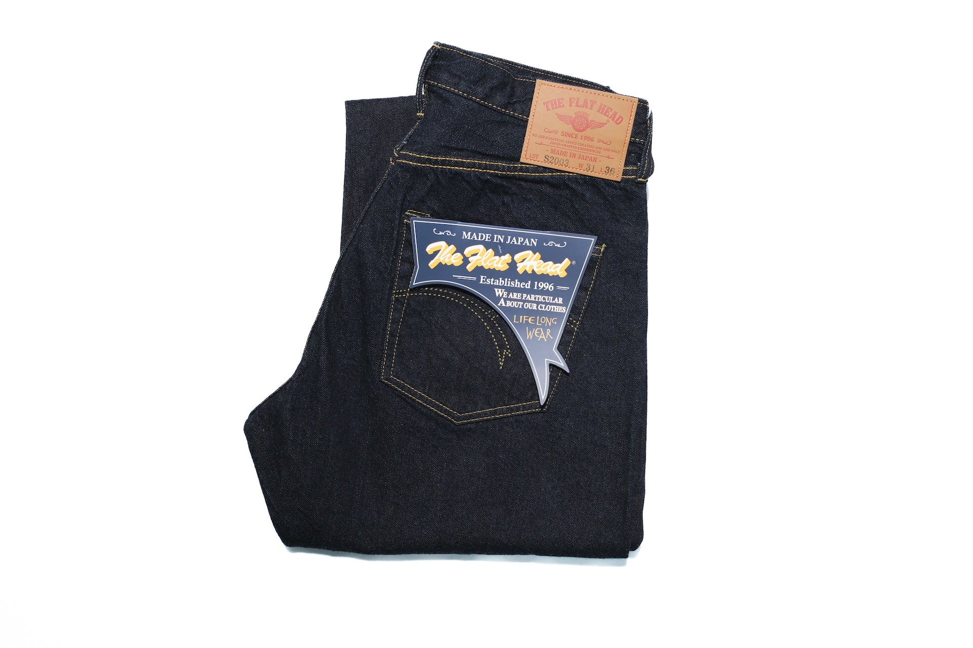 The Flat Head 12oz S2003 WWII Denim (Straight Tapered fit)