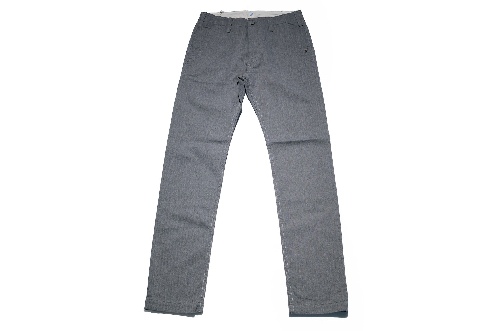 Pure Blue Japan 12oz Herringbone Twill Chinos (Gray)