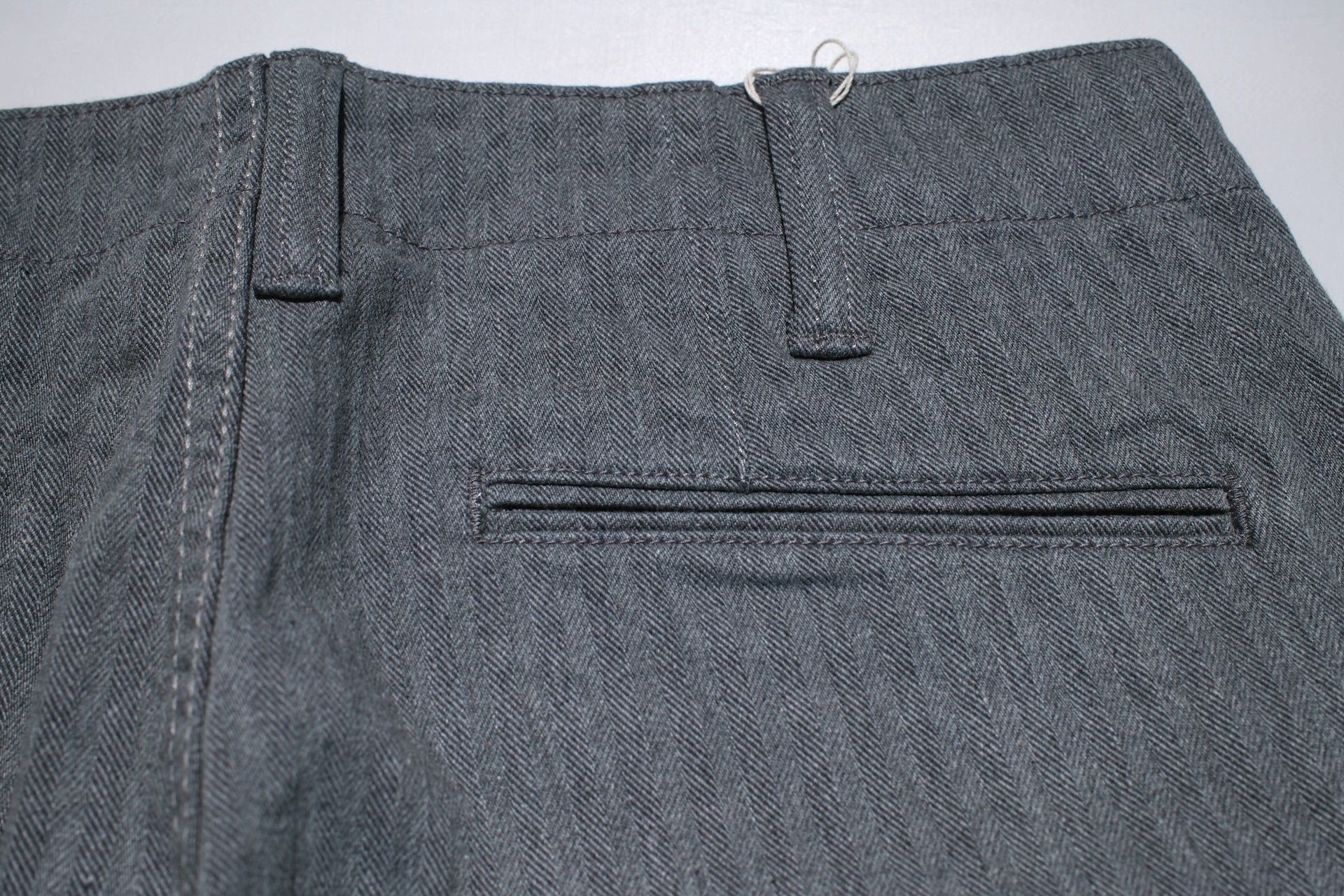 Pure Blue Japan 12oz Herringbone Twill Chinos (Gray)