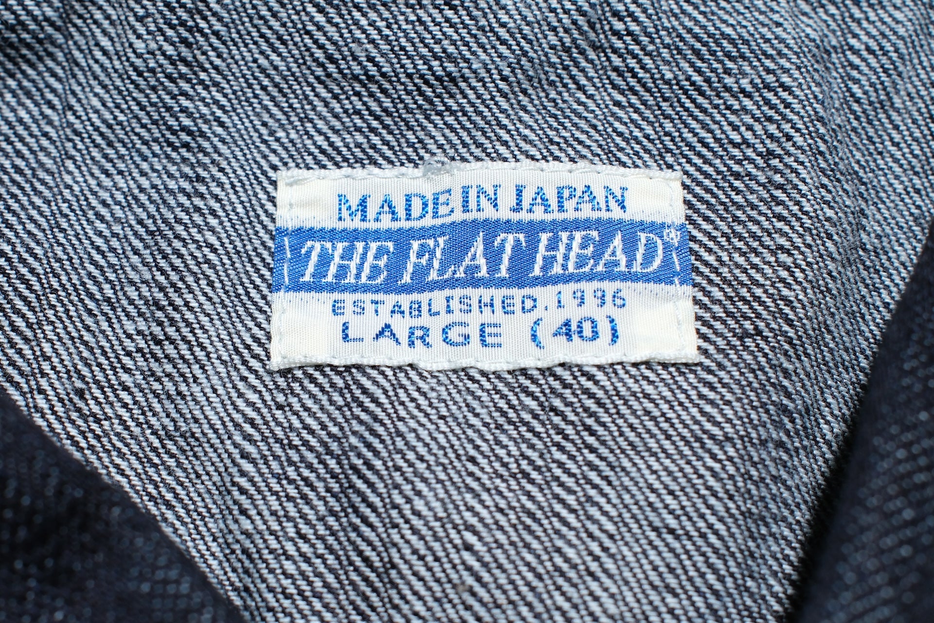 The Flat Head 10oz "Type 2" Indigo Dyed Denim Western Shirt