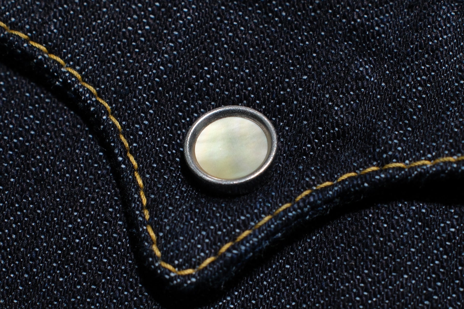 The Flat Head 10oz "Type 2" Indigo Dyed Denim Western Shirt