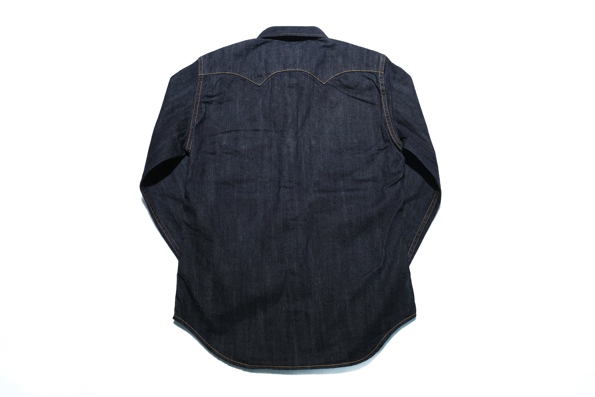 The Flat Head 10oz "Type 2" Indigo Dyed Denim Western Shirt