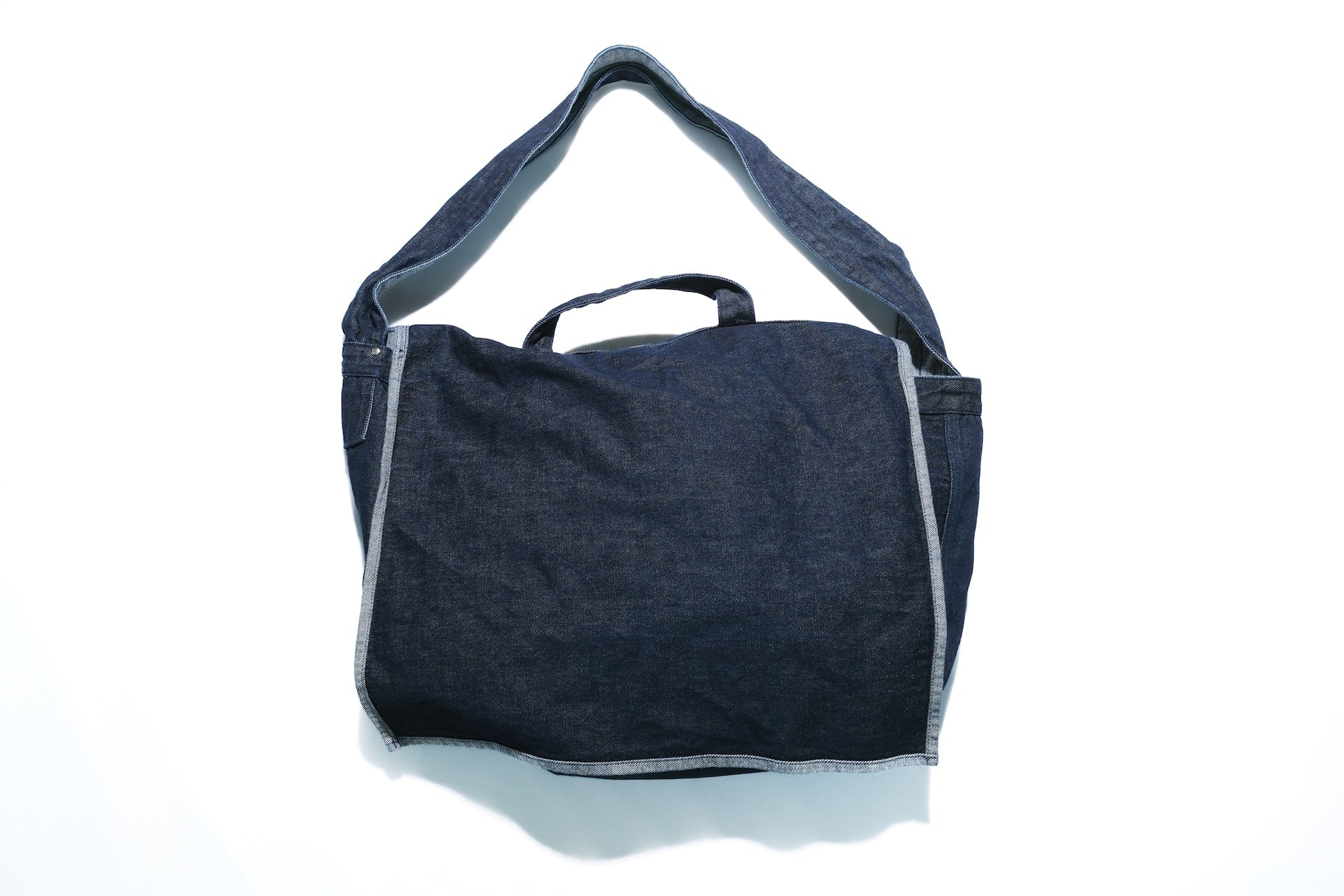 Denime X Warehouse Co 14oz Indigo Dyed Denim Newspaper Bag