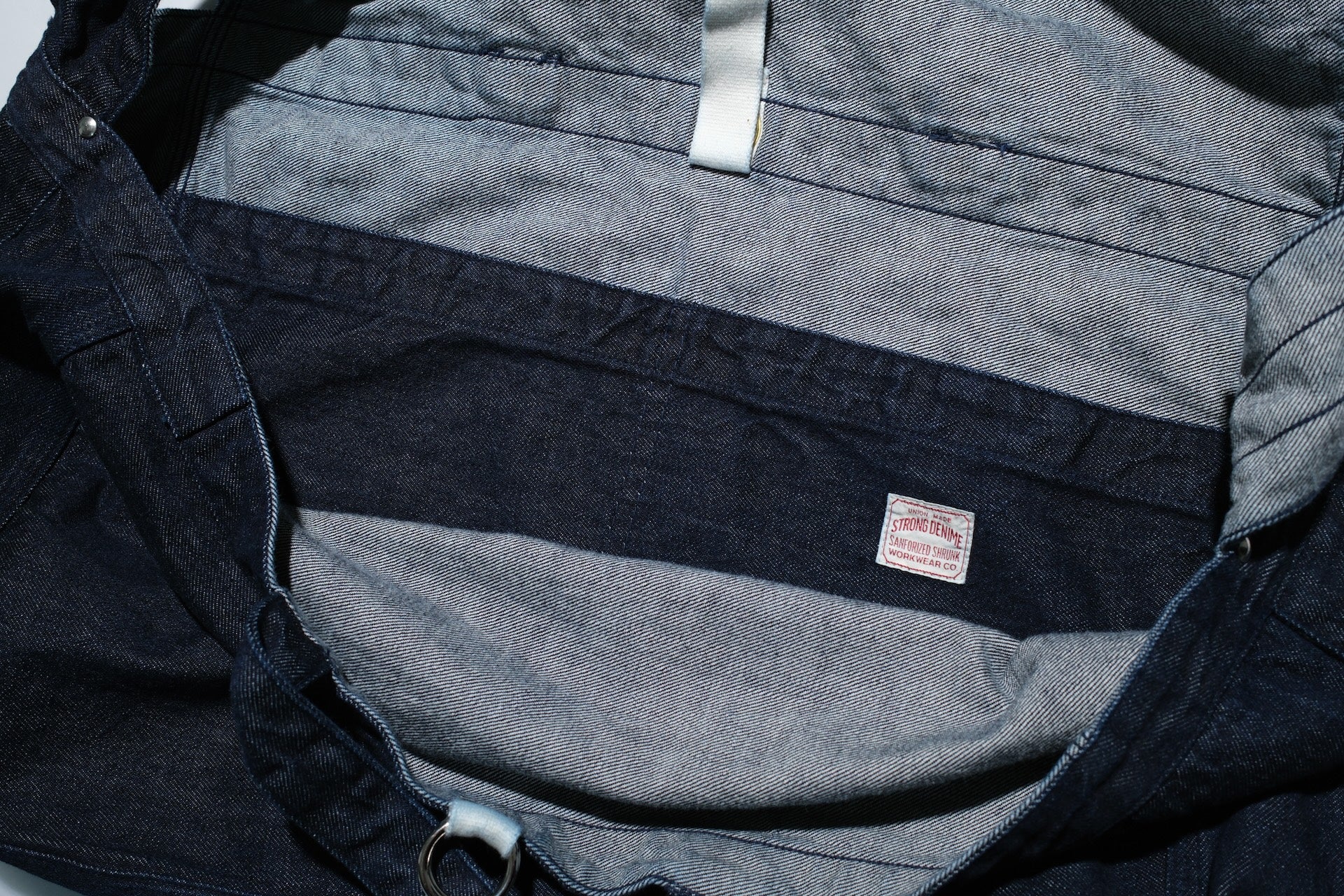 Denime X Warehouse Co 14oz Indigo Dyed Denim Newspaper Bag