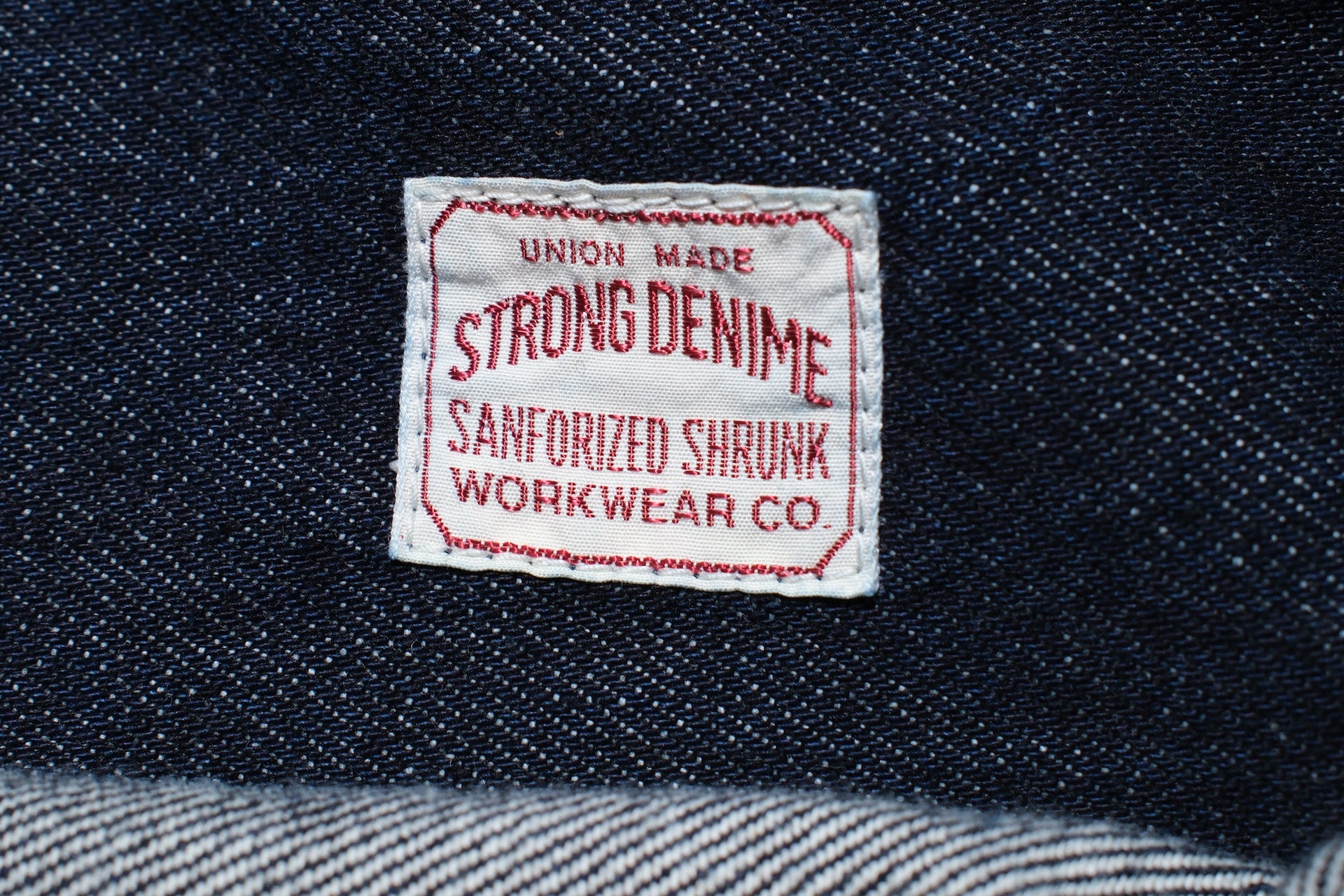 Denime X Warehouse Co 14oz Indigo Dyed Denim Newspaper Bag