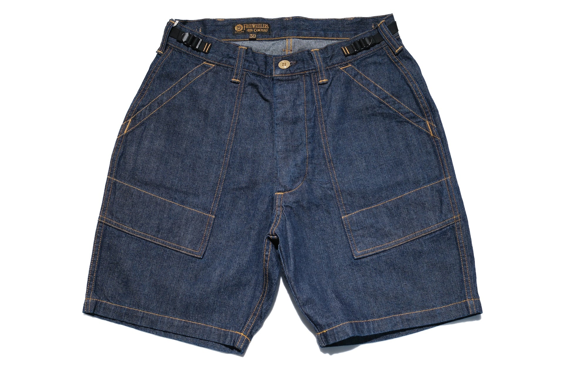 Freewheelers "Sidewinder" USN Denim Military Shorts