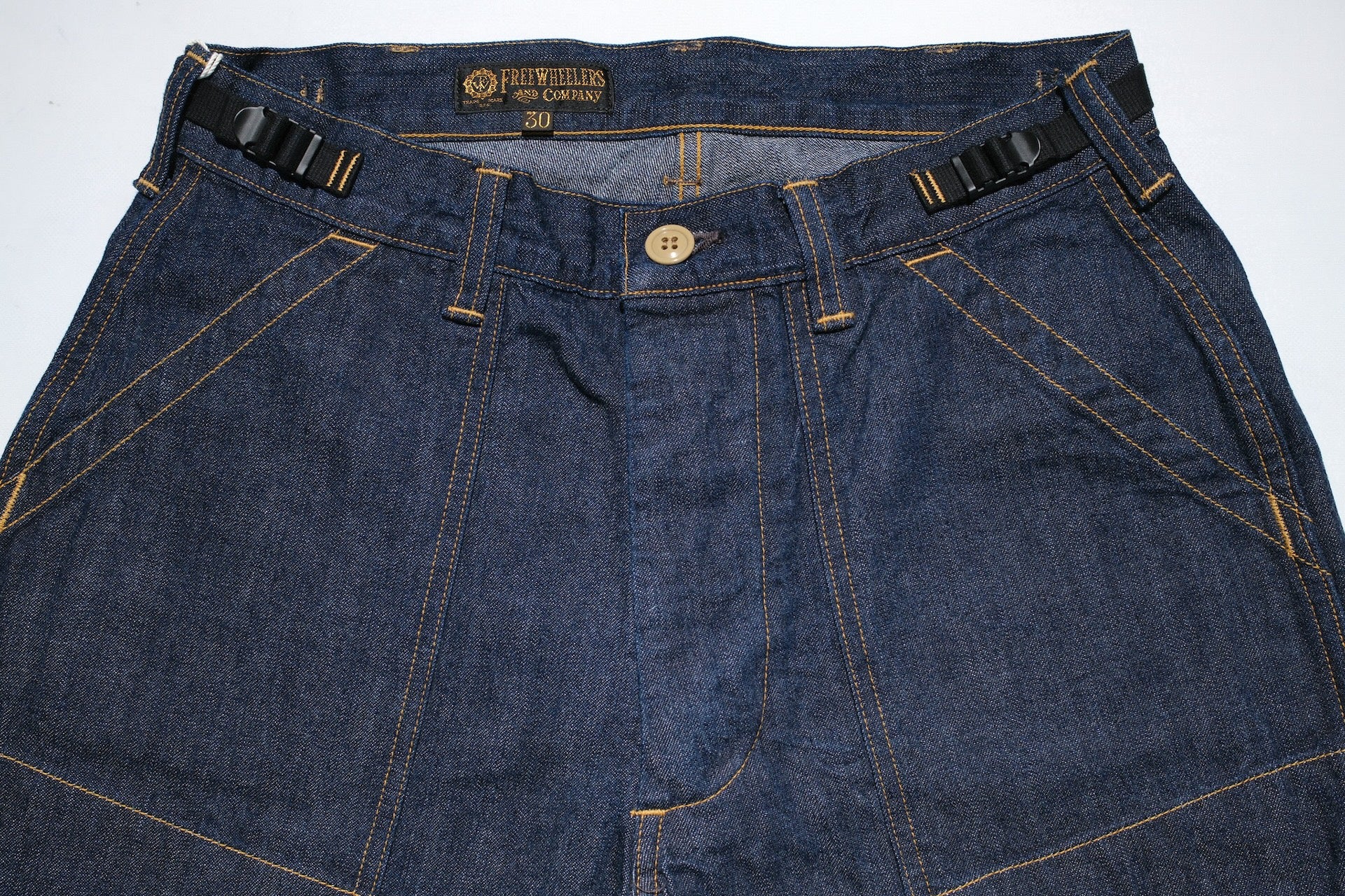 Freewheelers "Sidewinder" USN Denim Military Shorts