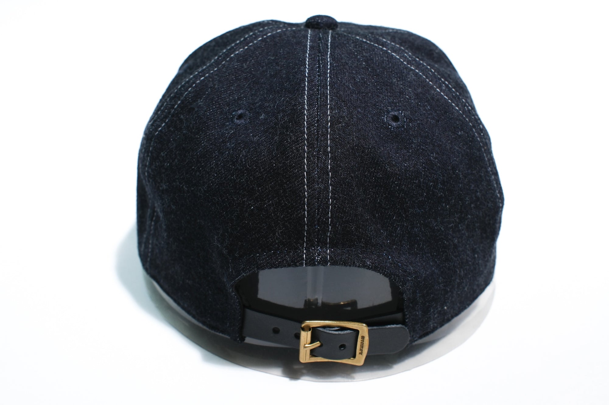 The Flat Head 12oz Selvage Denim "Hot Rod" Trucker Cap (Grand Indigo)