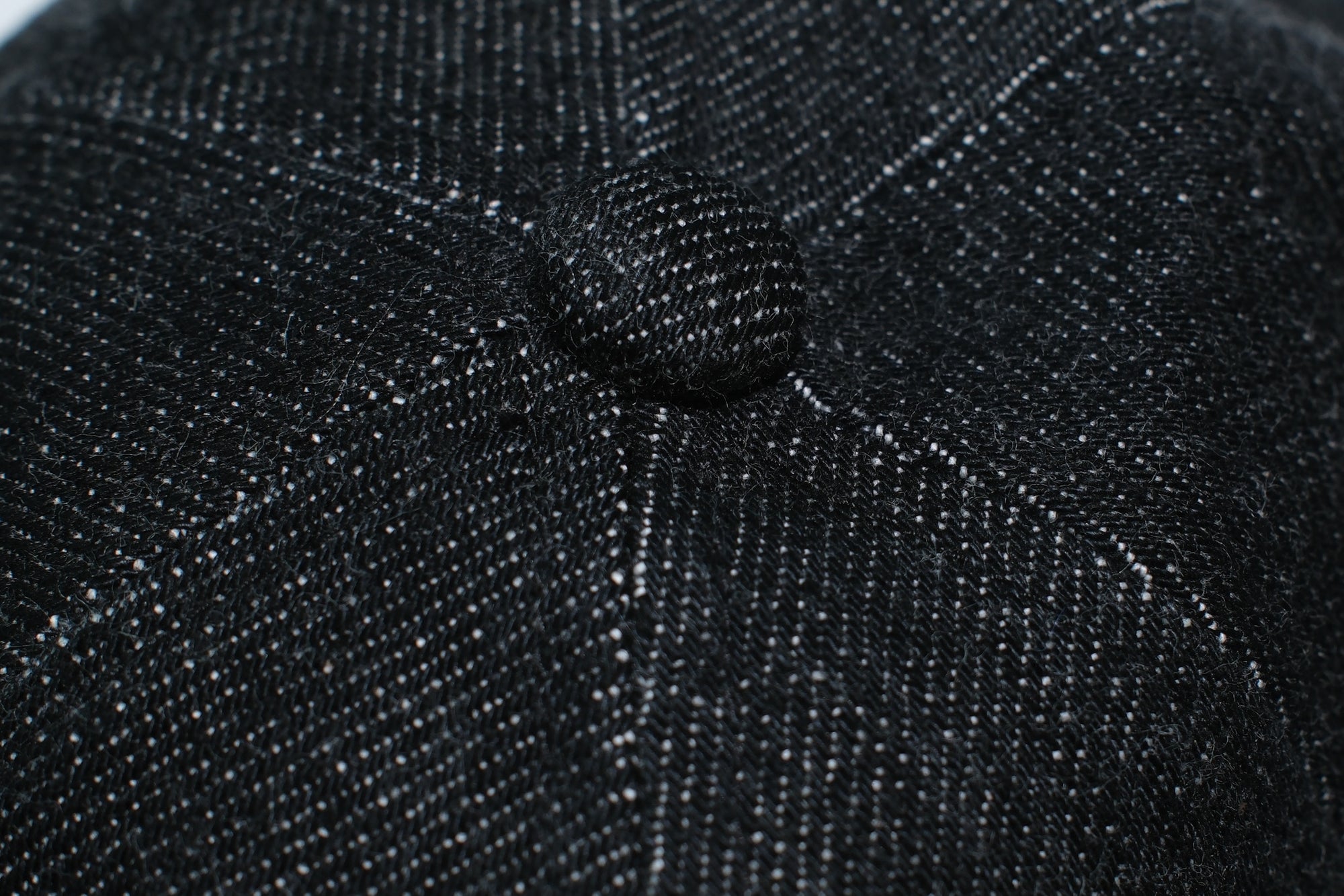 The Flat Head 12oz Selvage Denim "Hot Rod" Trucker Cap (Sumi Black)