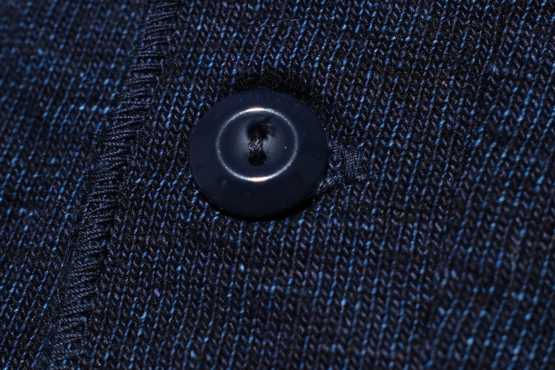 UES 11oz “NO.7 Silky-Smooth” Ultra-Heavyweight Henley Tee (Grand Indigo)