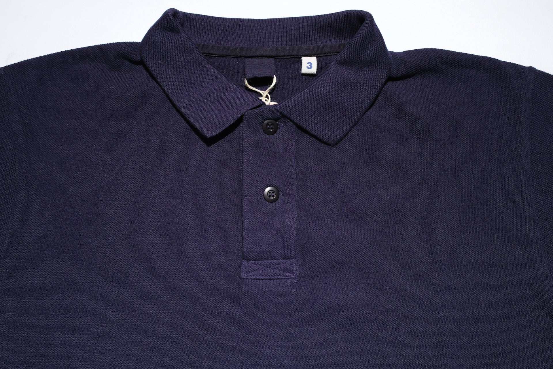 UES Ultra-Heavyweight Slubby Polo Shirt (Navy)