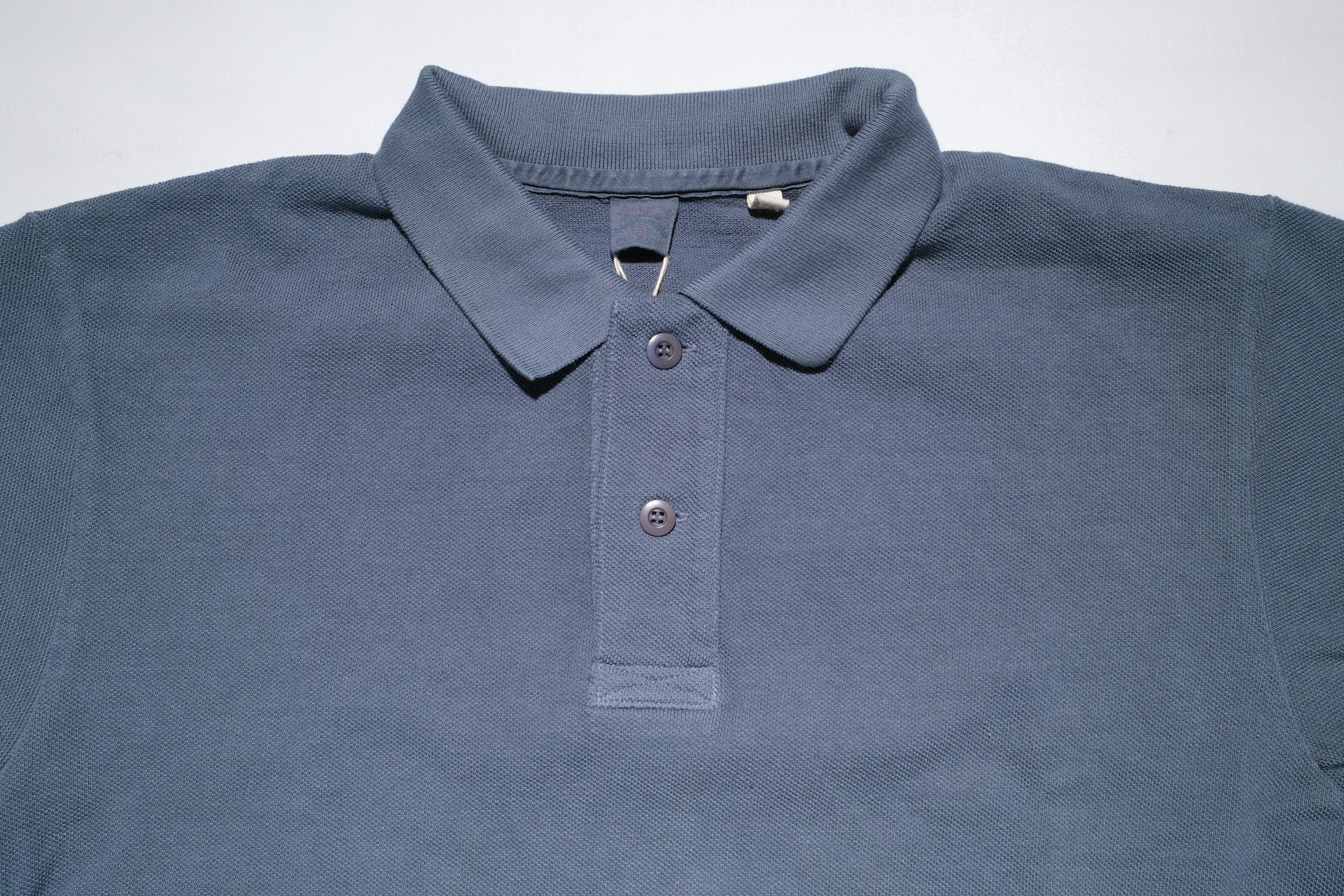 UES Ultra-Heavyweight Slubby Polo Shirt (Lake Blue)