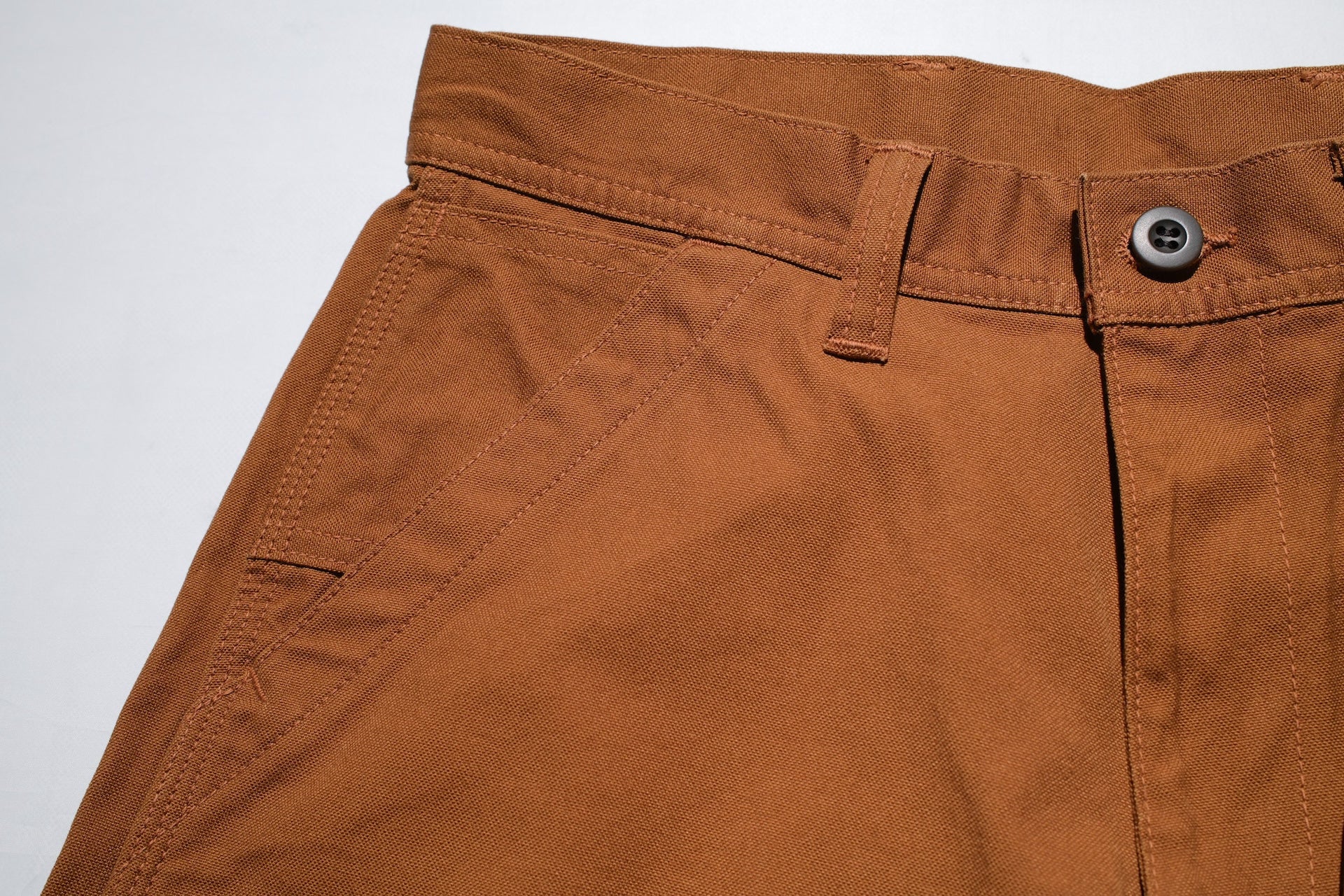 The Flat Head 11oz Duck Canvas Worker Pants (Brown)