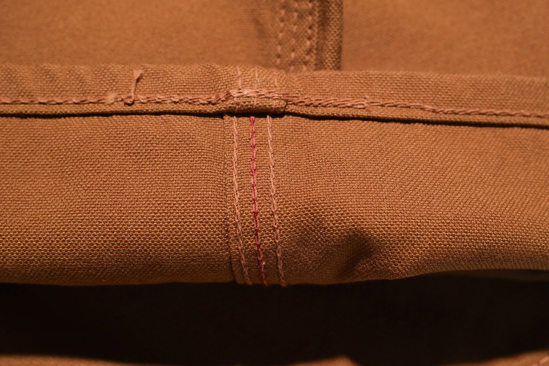 The Flat Head 11oz Duck Canvas Worker Pants (Brown)