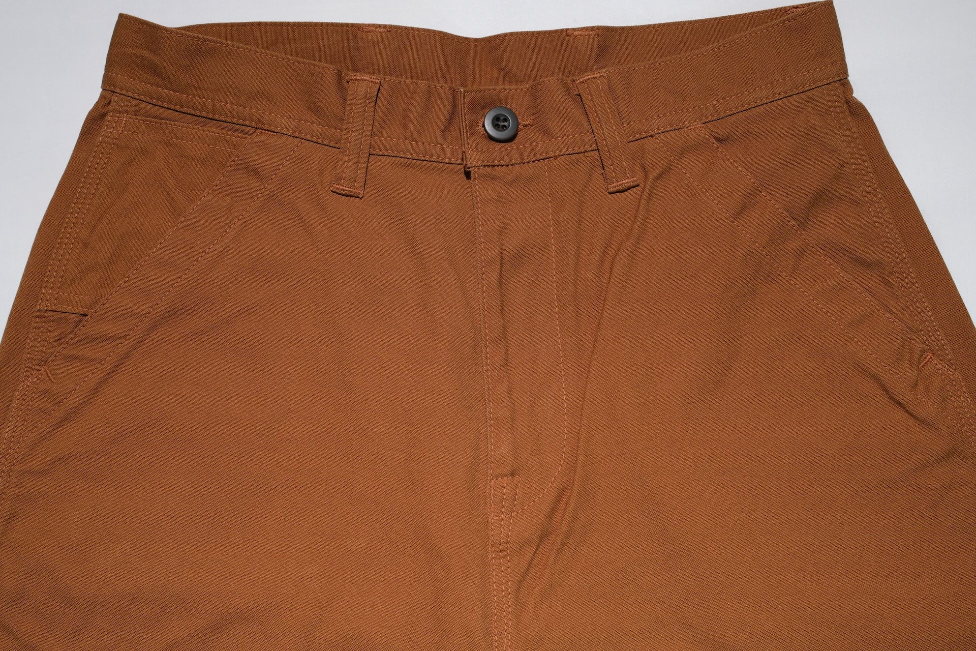 The Flat Head 11oz Duck Canvas Worker Pants (Brown)