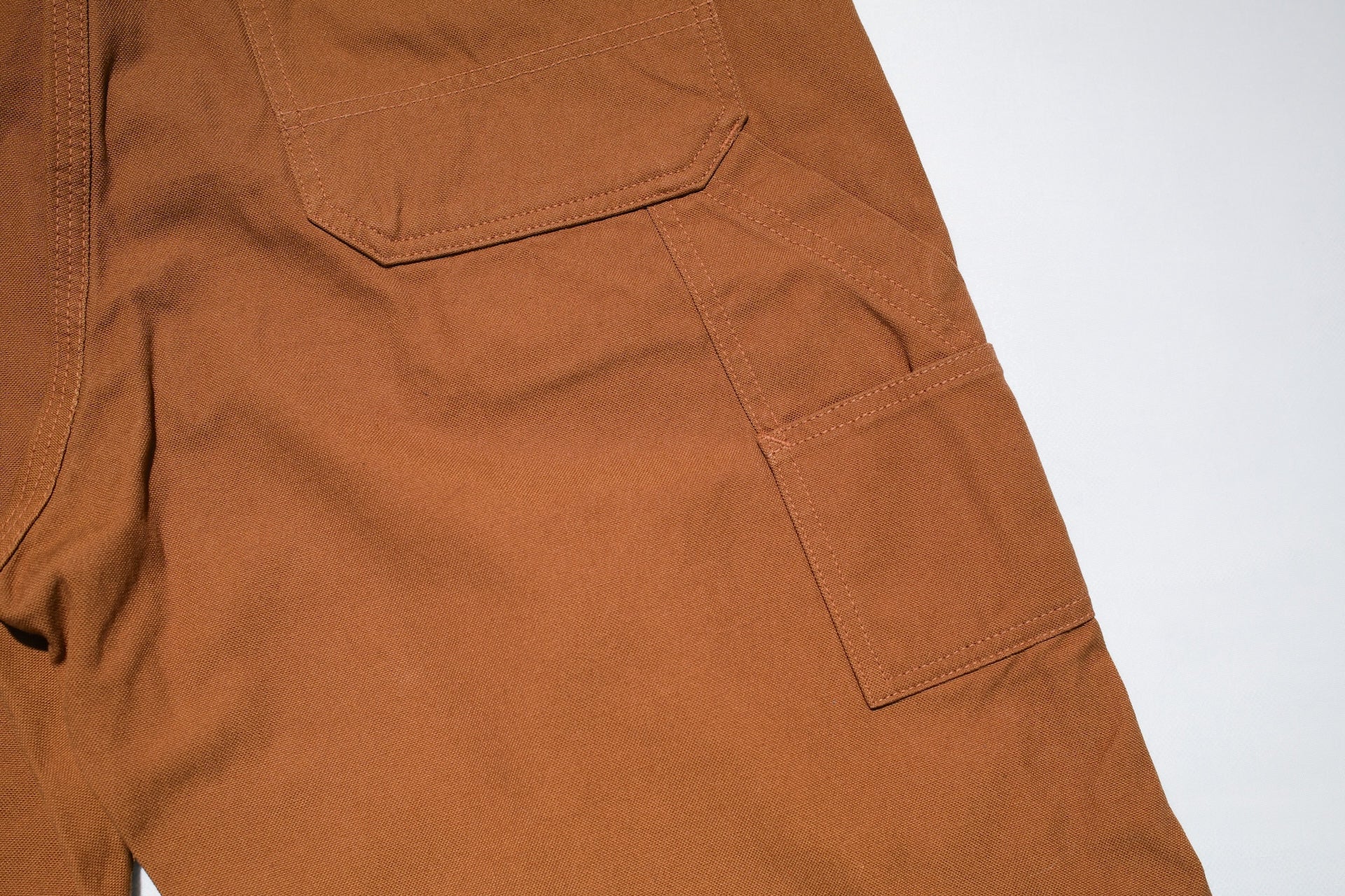 The Flat Head 11oz Duck Canvas Worker Pants (Brown)