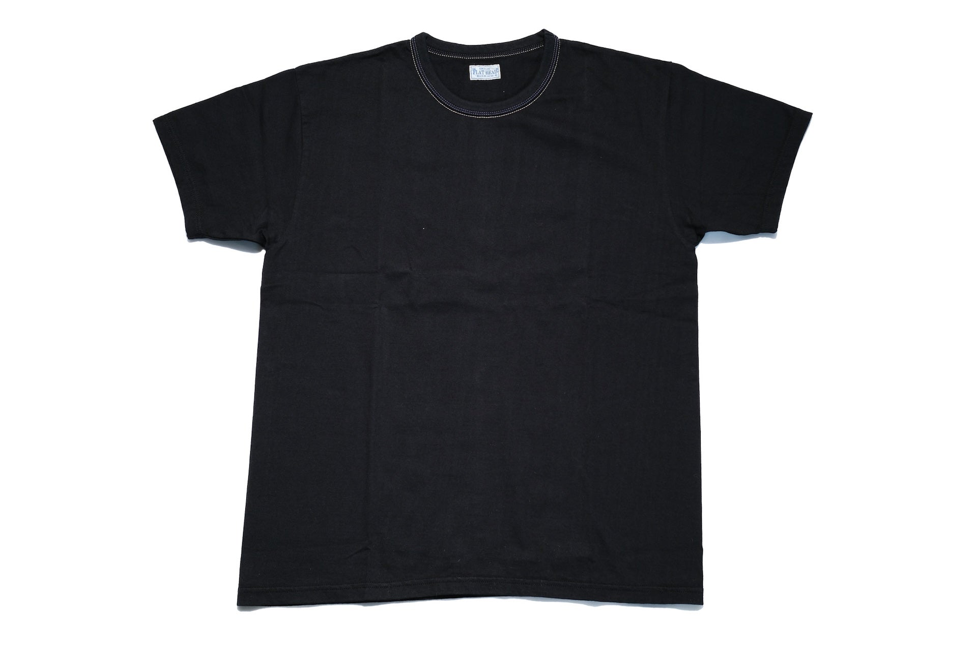 The Flat Head 9oz "Tiger & Dragon" Loopwheeled Tee (Black)