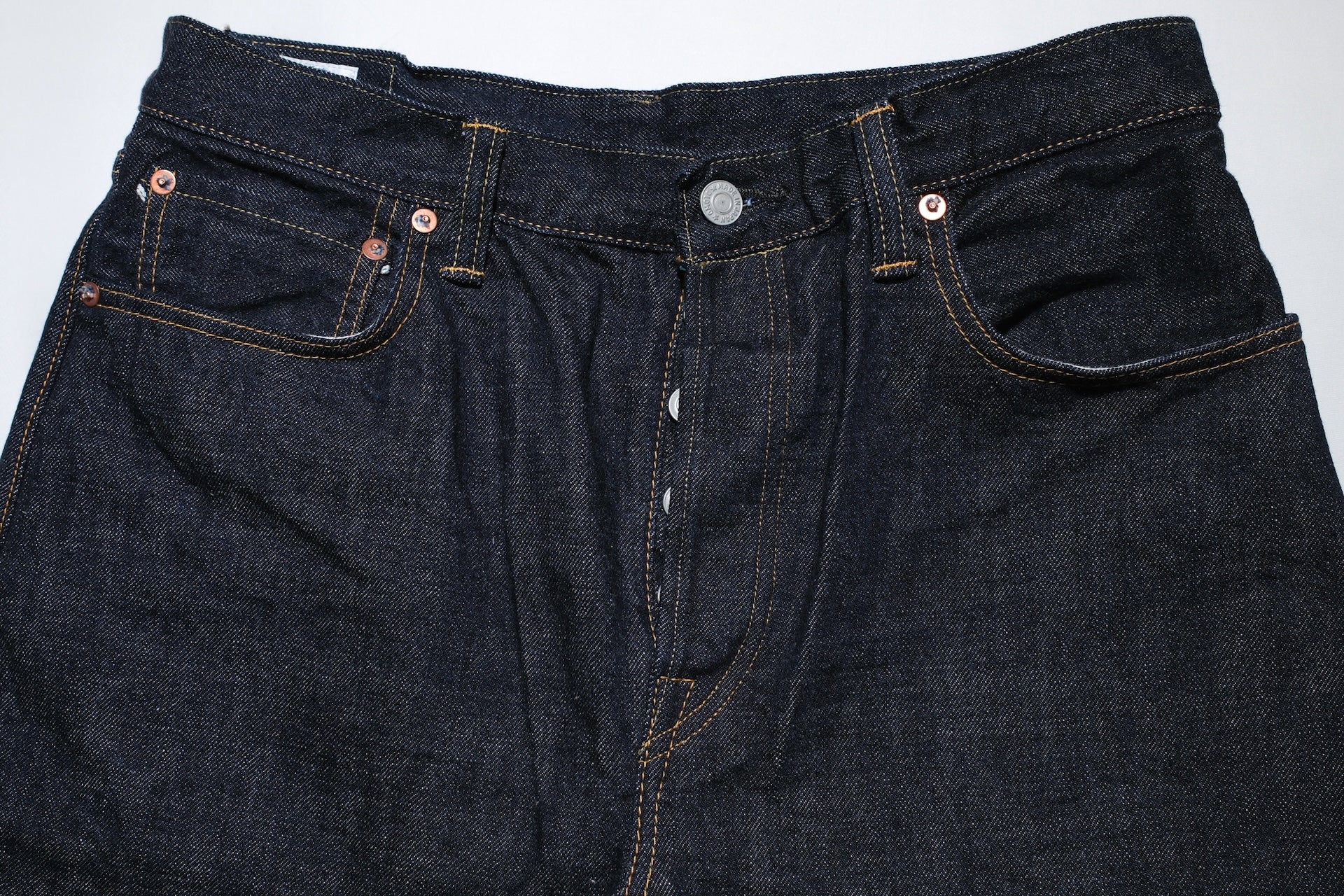 Omoto Denim 13.5oz Indigo Dyed “Ultimate-Comfort” 0815 Denim (Loose fit)