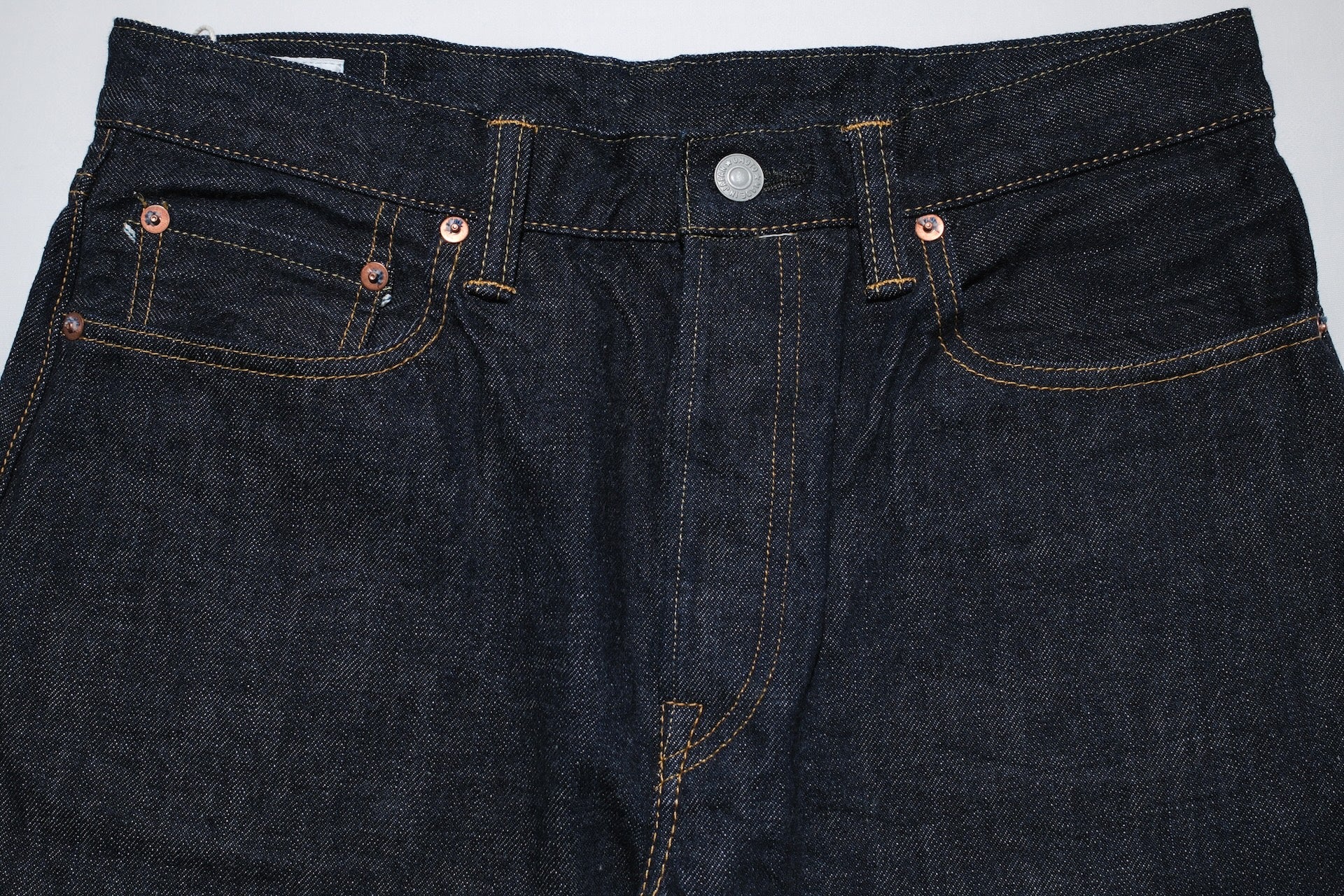 Omoto Denim 13.5oz Indigo Dyed “Ultimate-Comfort” 0415 Denim (Relaxed Tapered fit)