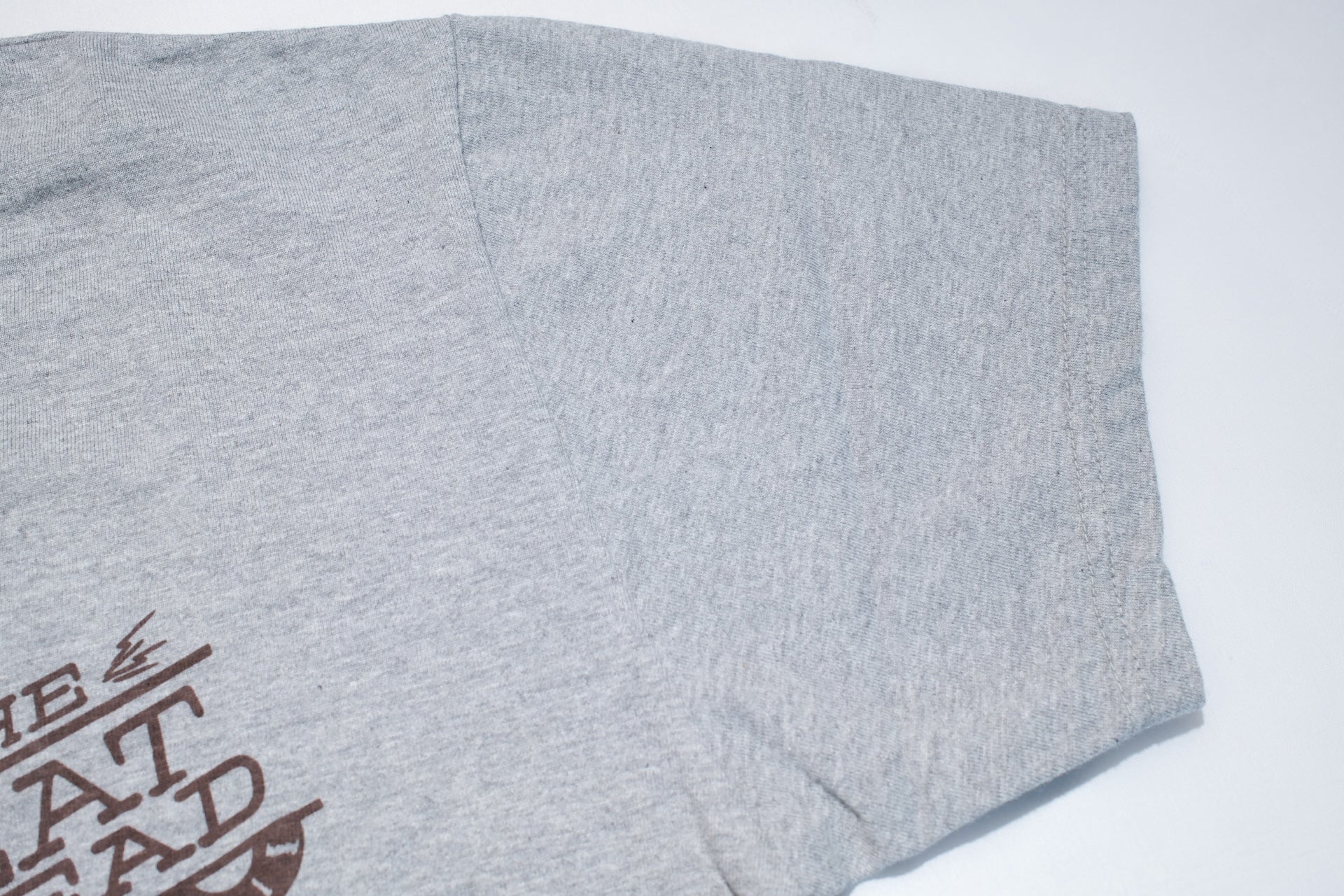 The Flat Head 9oz "Records" Loopwheeled Tee (Grey)