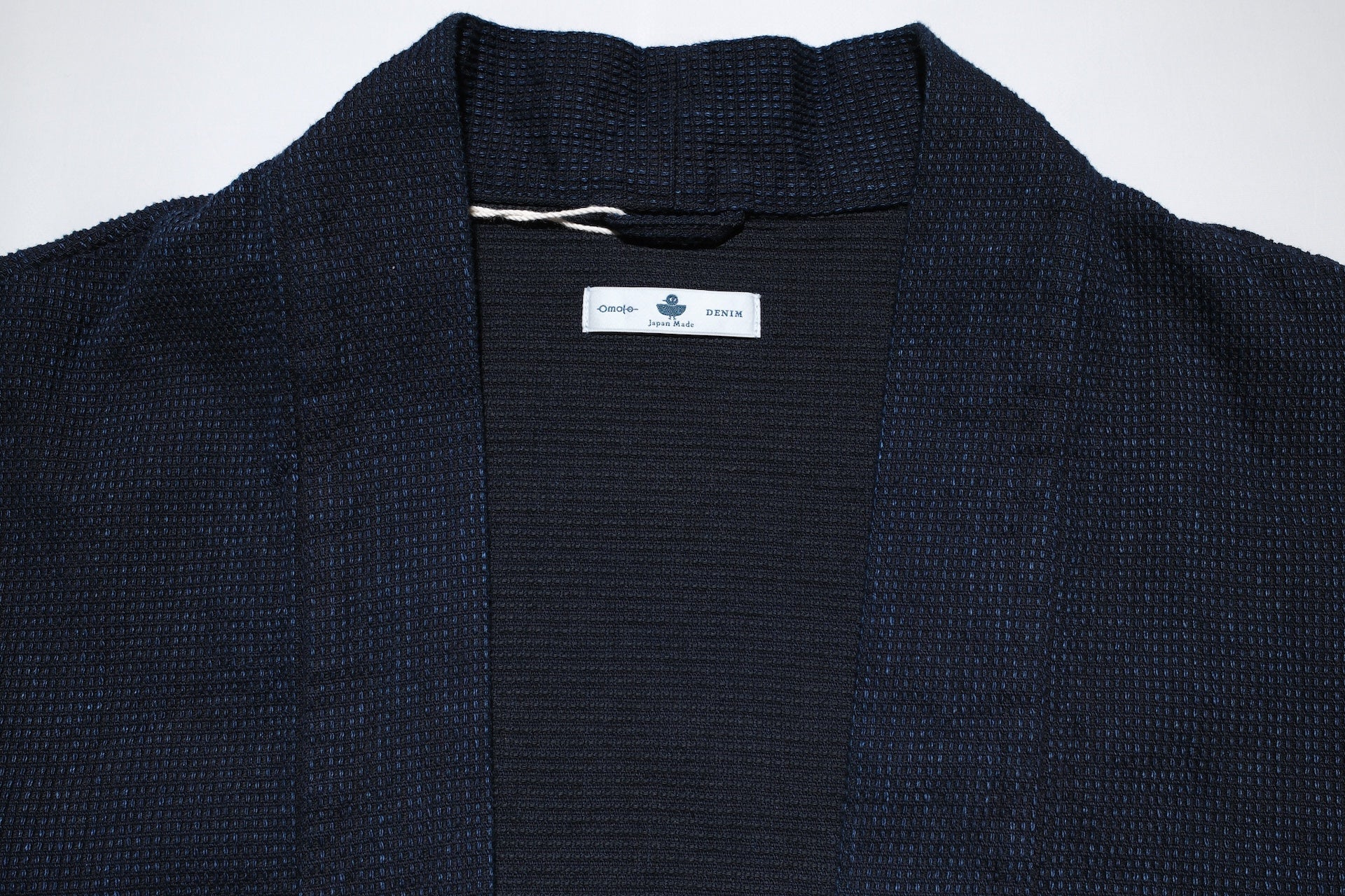 Omoto Denim 12oz Indigo Dyed “Cube Sashiko” Happi Coat