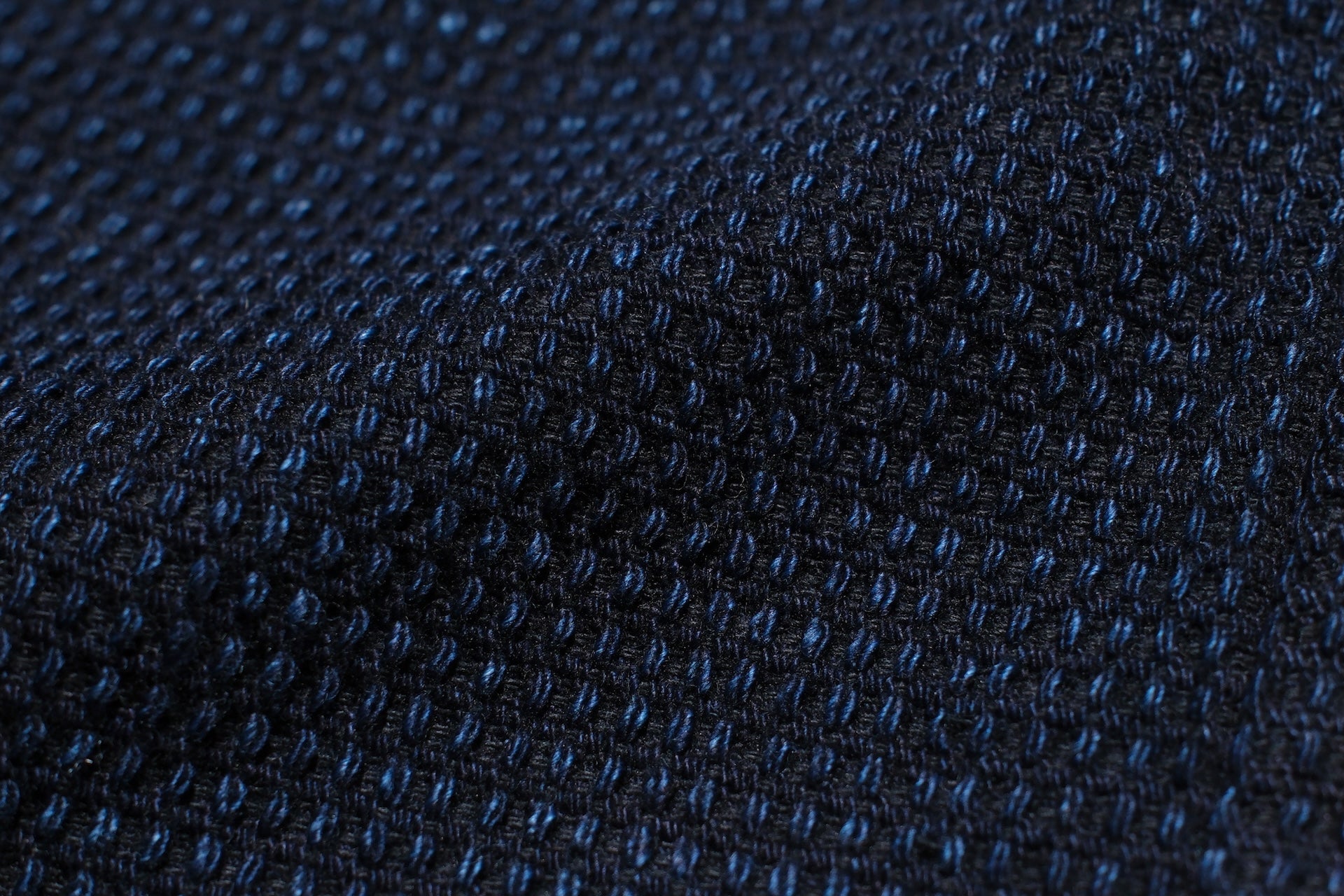 Omoto Denim 12oz Indigo Dyed “Cube Sashiko” Happi Coat
