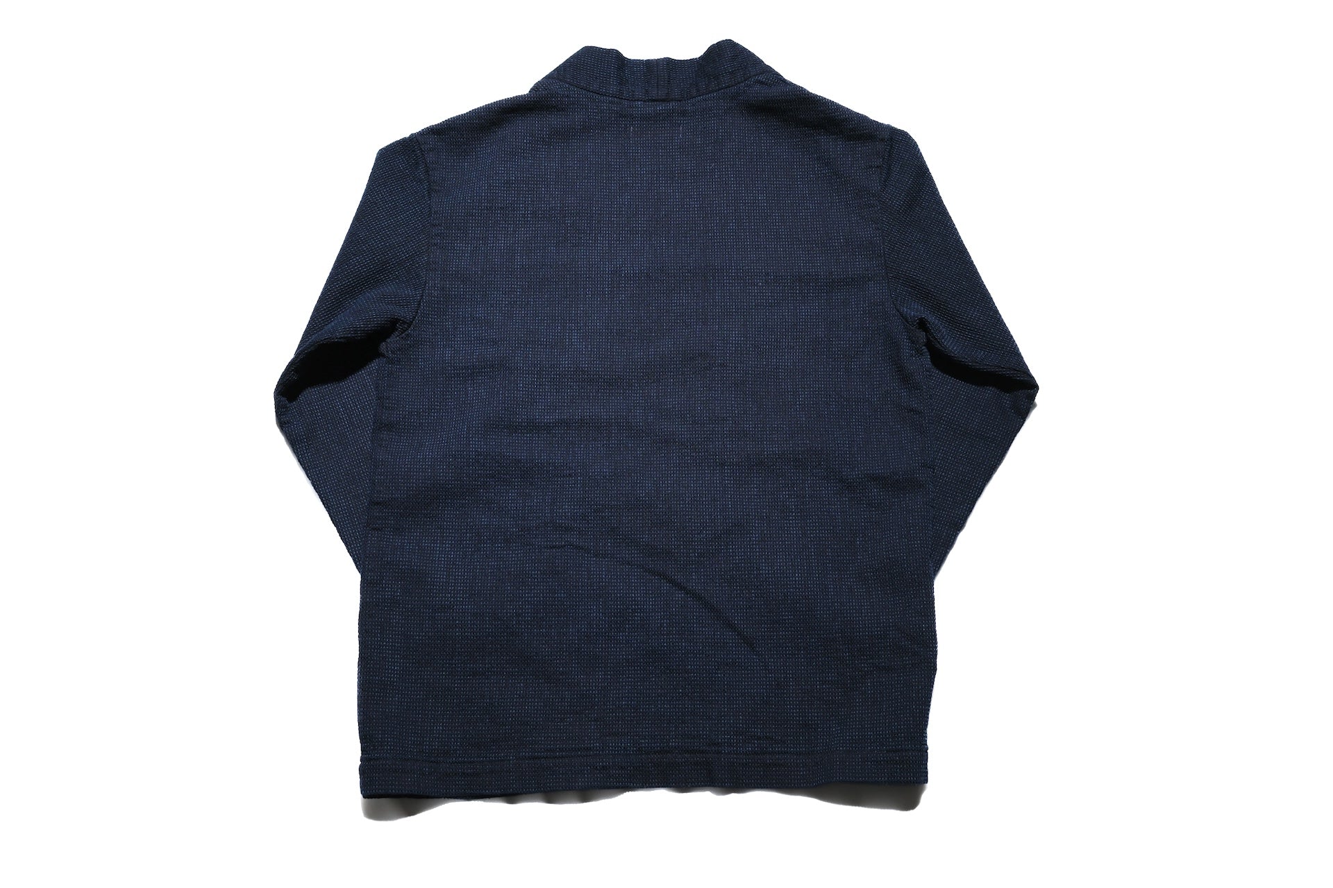 Omoto Denim 12oz Indigo Dyed “Cube Sashiko” Happi Coat