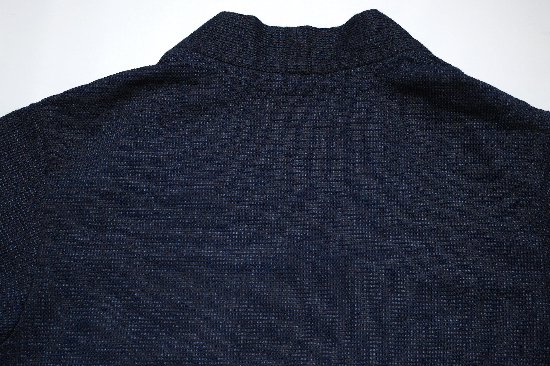 Omoto Denim 12oz Indigo Dyed “Cube Sashiko” Happi Coat