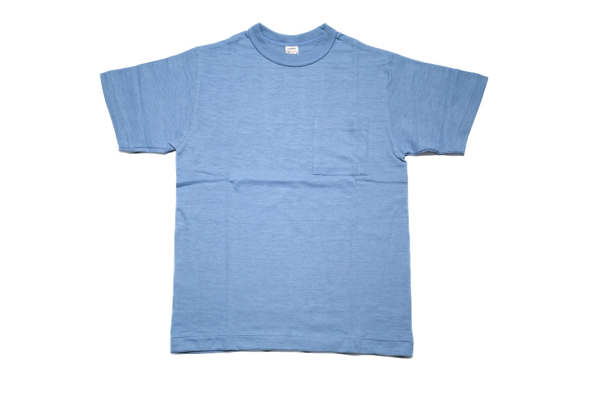 Warehouse 5.5oz "Bamboo Textured" Pocket Tee (Pale Blue)