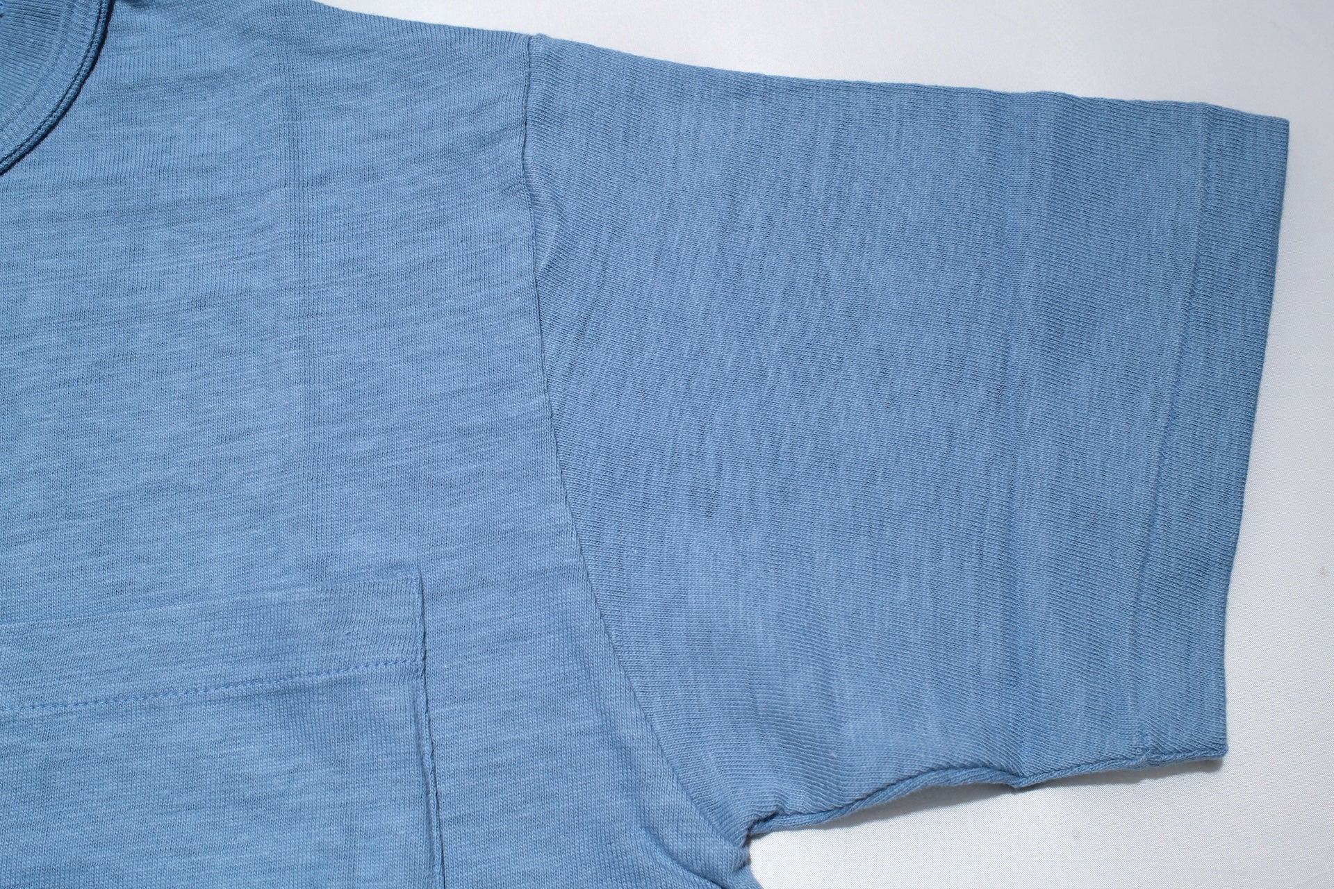 Warehouse 5.5oz "Bamboo Textured" Pocket Tee (Pale Blue)