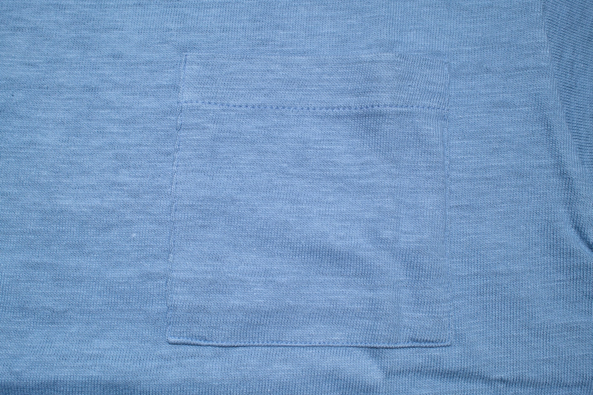 Warehouse 5.5oz "Bamboo Textured" Pocket Tee (Pale Blue)