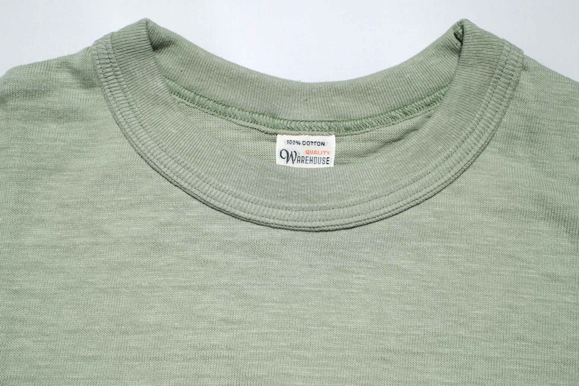 Warehouse 5.5oz "Bamboo Textured" Pocket Tee (Pale Green)