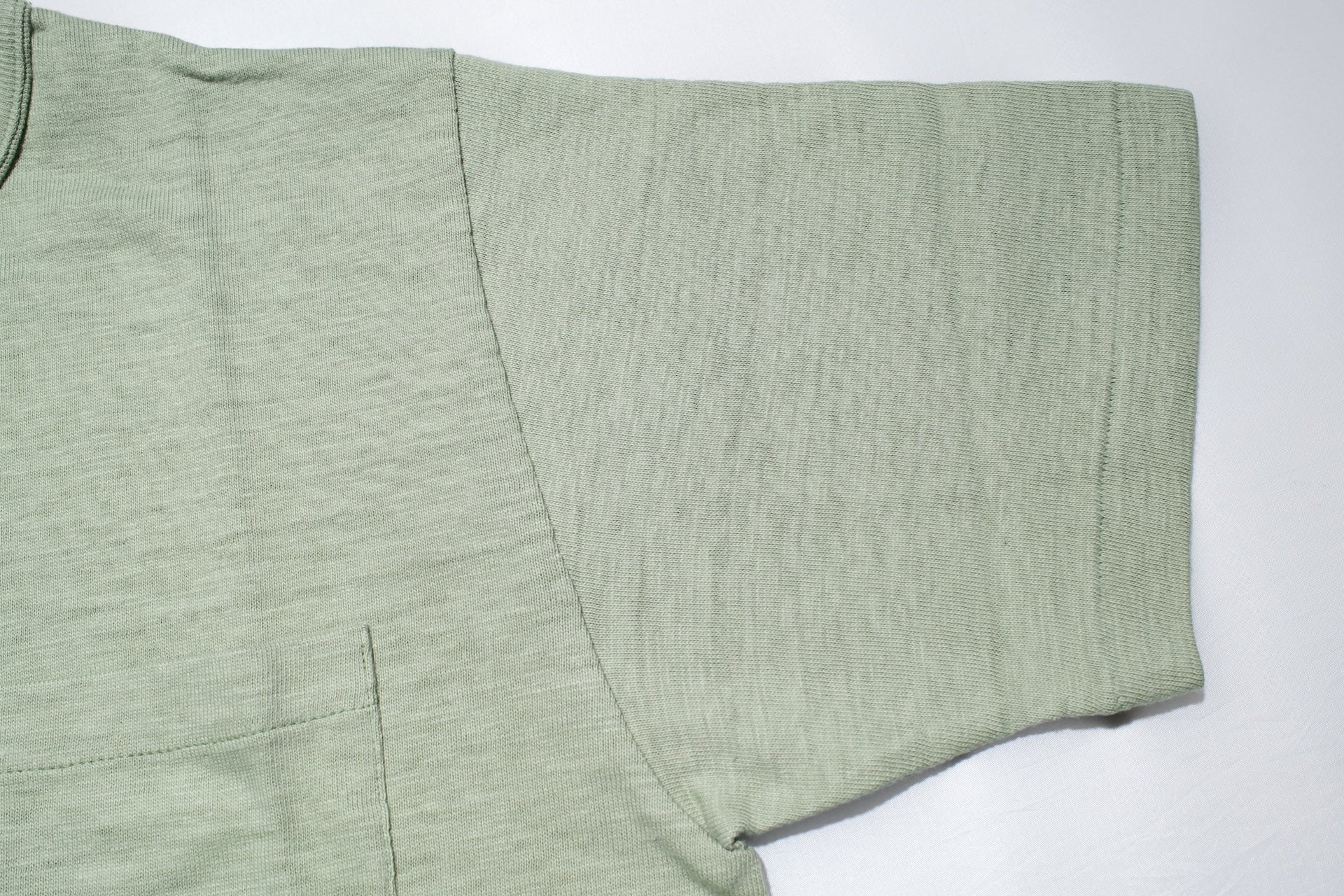 Warehouse 5.5oz "Bamboo Textured" Pocket Tee (Pale Green)