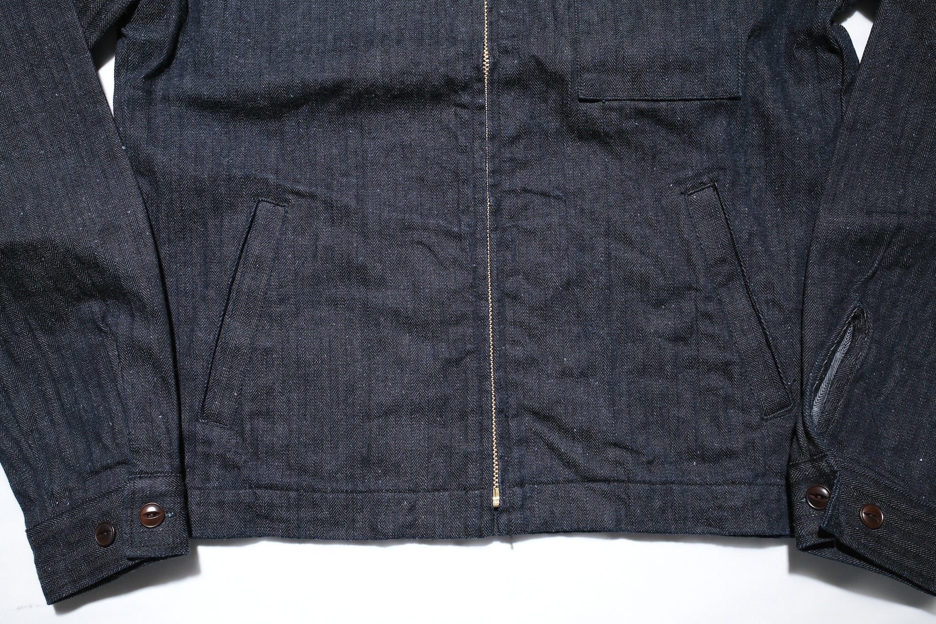 Samurai 12oz HBT "Motor Engineer" Worker Jacket (Indigo)