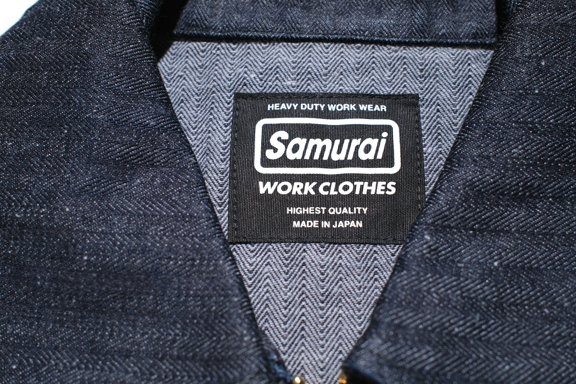 Samurai 12oz HBT "Motor Engineer" Worker Jacket (Indigo)